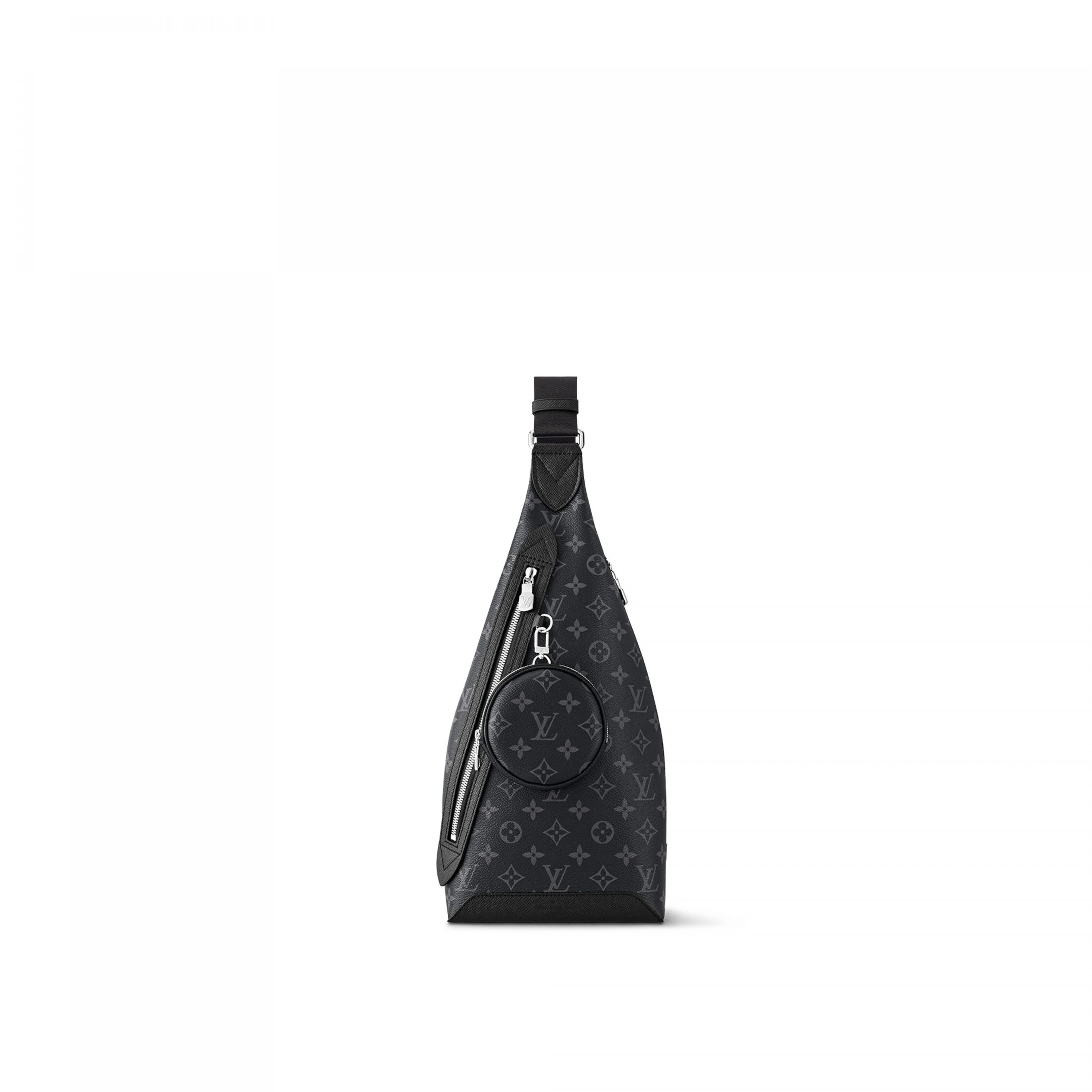 Top lv Louis Vuitton Monogram Eclipse M30936 Duo Slingbag