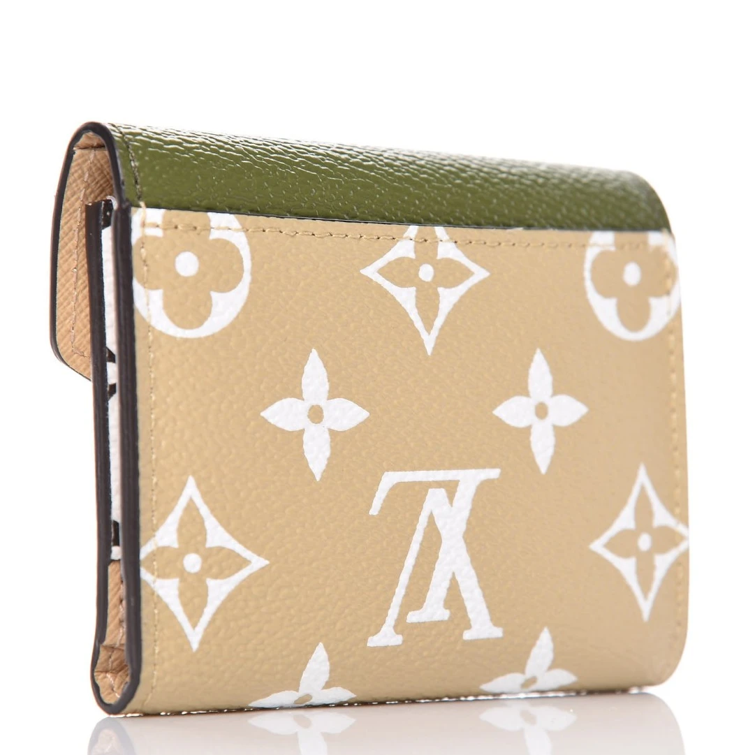 Lv belts replica Louis Vuitton Monogram Giant Zoe Wallet Khaki M67640