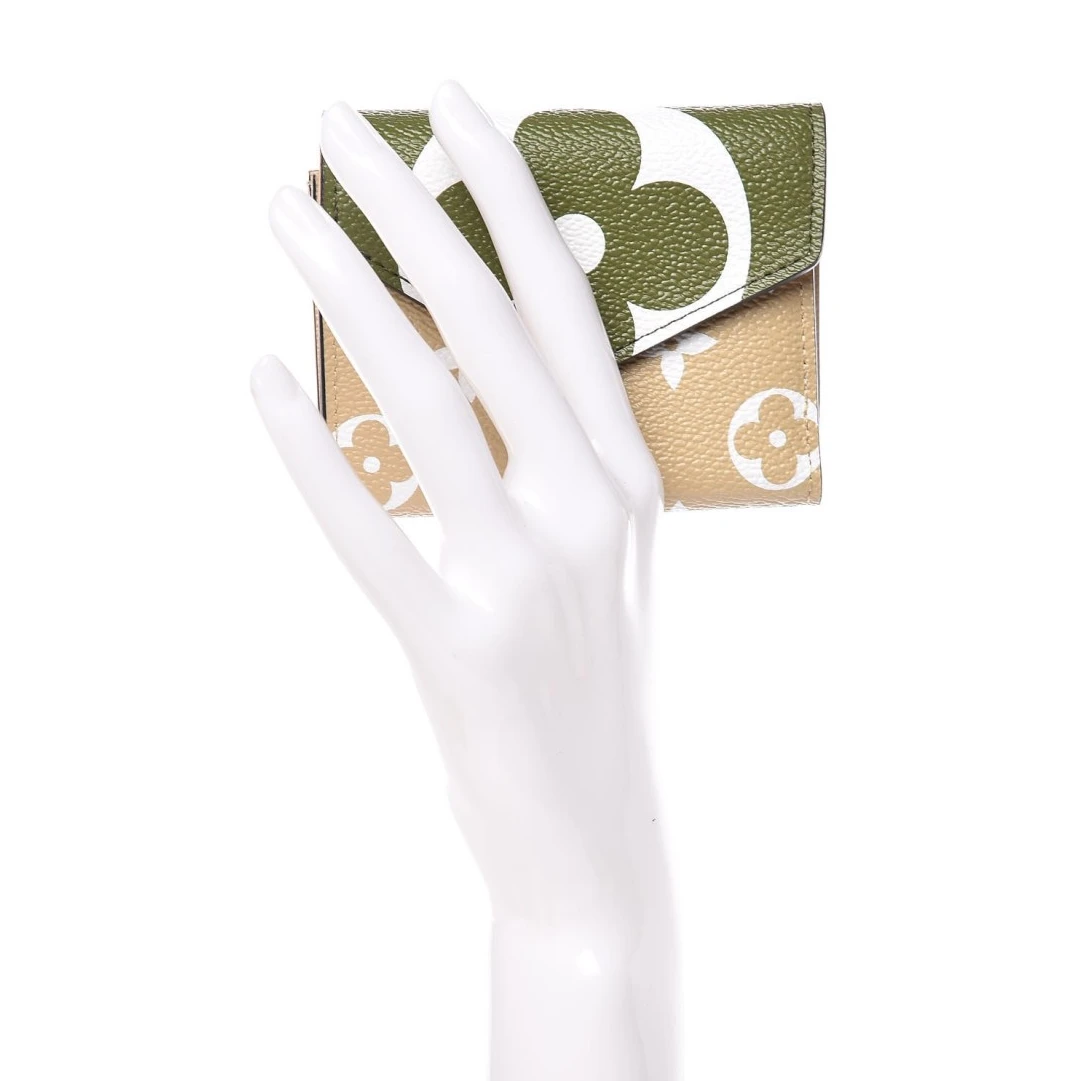 Lv belts replica Louis Vuitton Monogram Giant Zoe Wallet Khaki M67640
