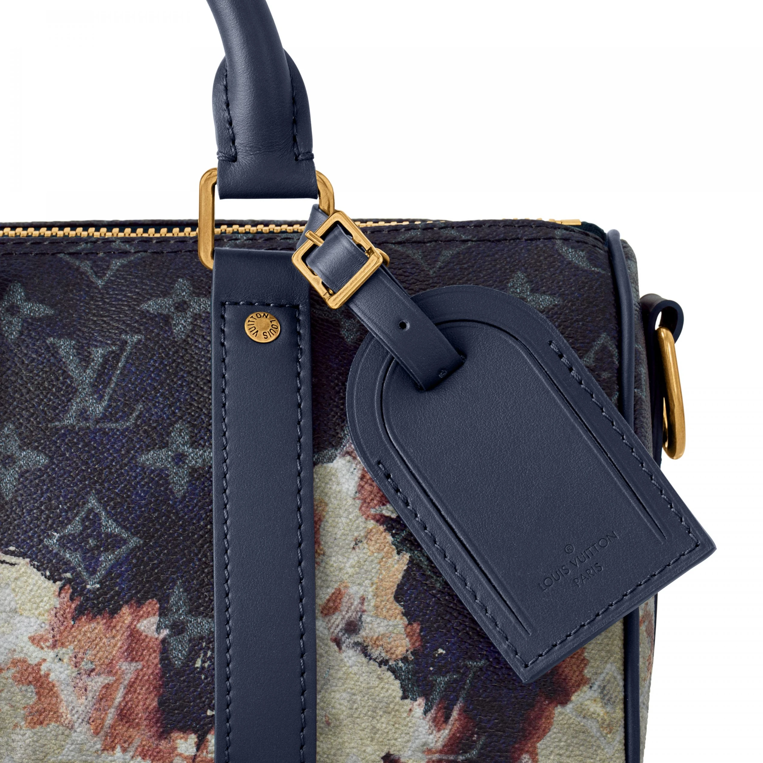 Mythick.ru Louis Vuitton Monogram Ink Blue M46804 Keepall Bandoulière 25