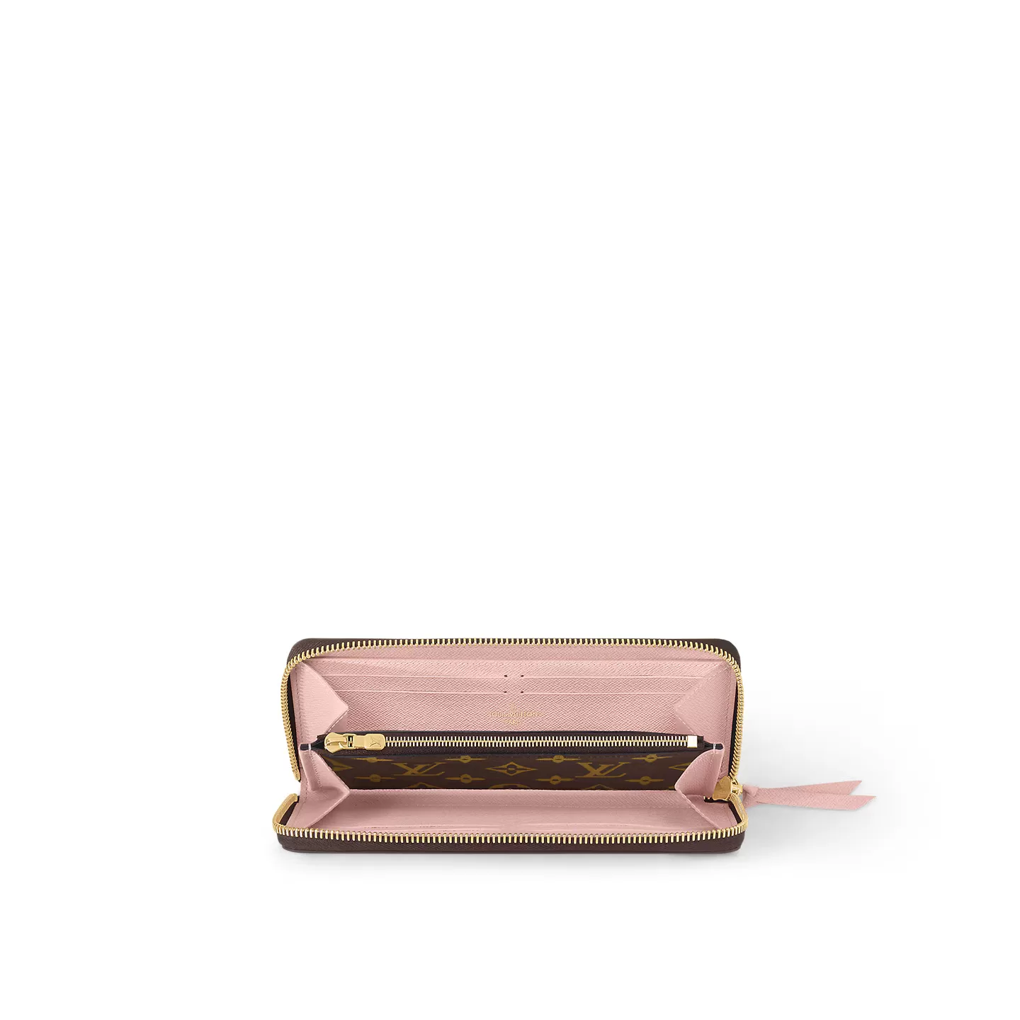Replica bag Louis Vuitton Monogram M61298 Clémence Wallet Rose Ballerine