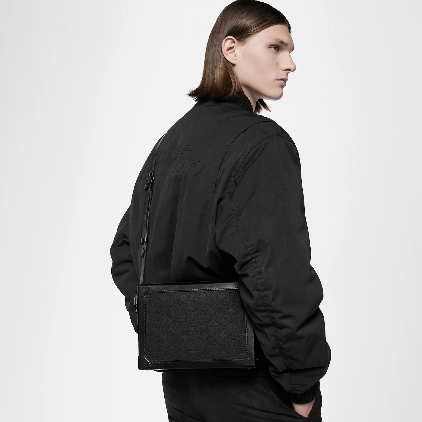 Louis vuitton locations Louis Vuitton Monogram Taurillon Leather M55700 Soft Trunk