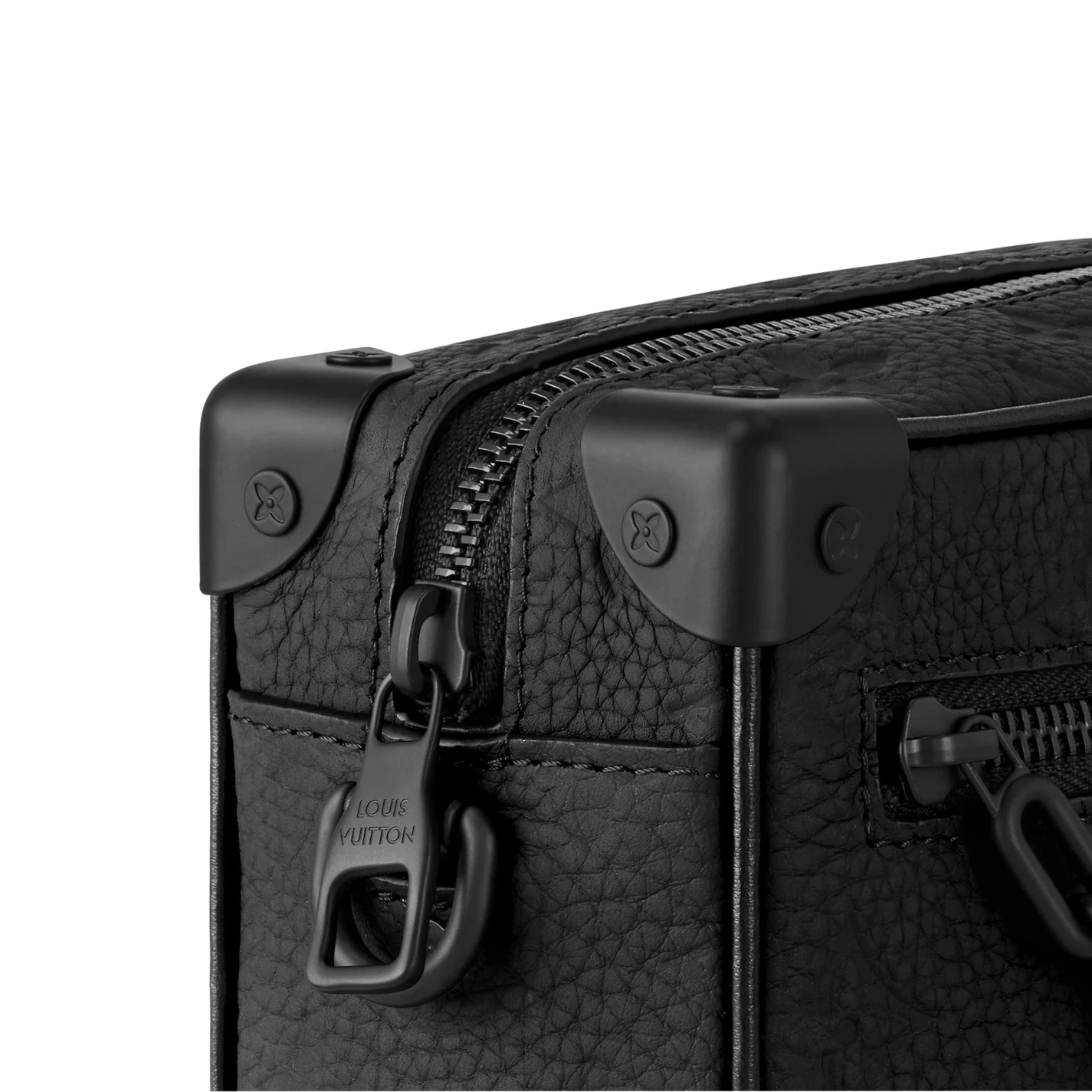 Top lv Louis Vuitton Monogram Taurillon Leather M55702 Mini Soft Trunk