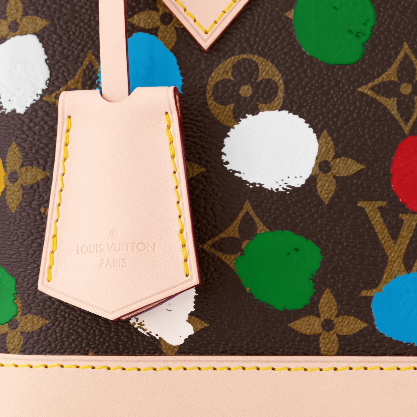 Replica bags Louis Vuitton Monogram coated canvas M46431 LV x YK Alma BB​