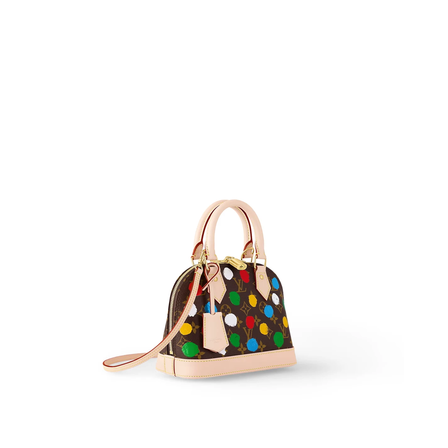 Replica bags Louis Vuitton Monogram coated canvas M46431 LV x YK Alma BB​