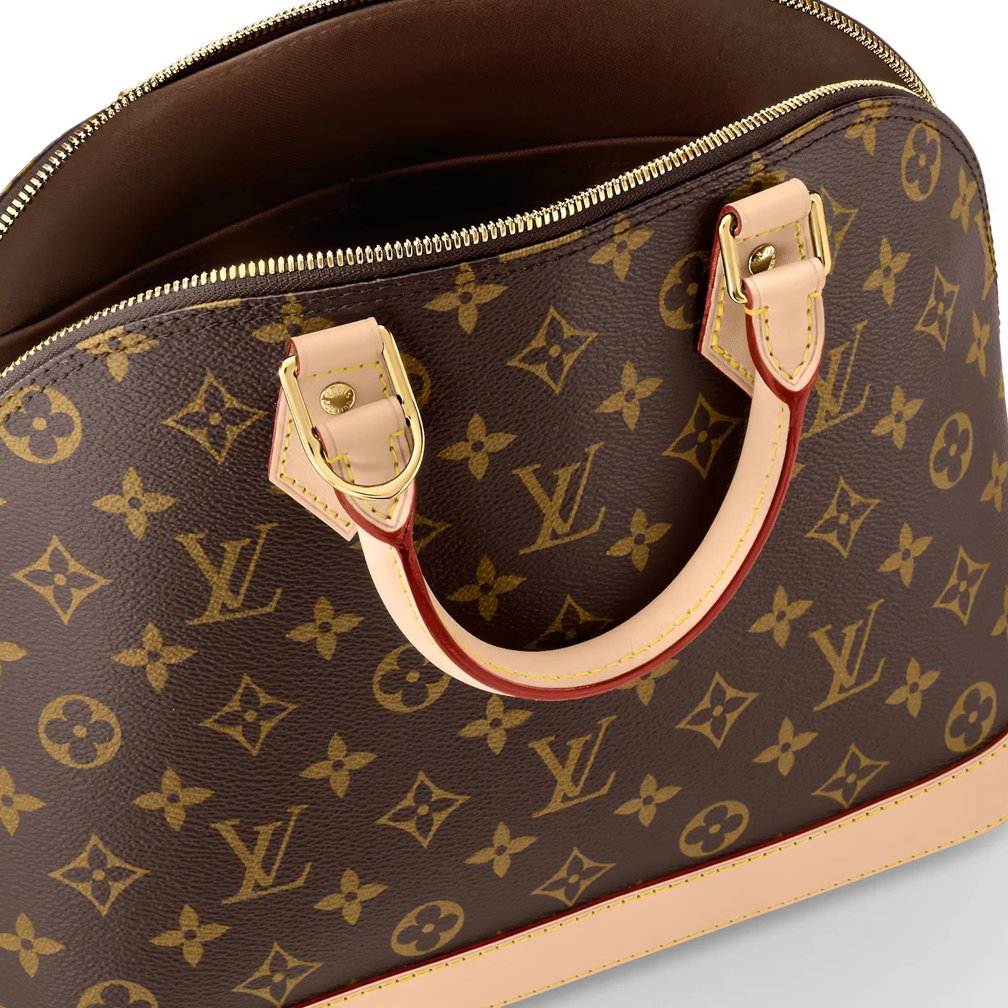 Replica bag Louis Vuitton Monogram coated canvas M53151 Alma PM