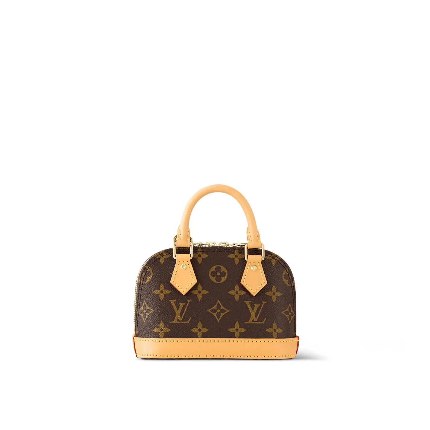 Top lv Louis Vuitton Monogram coated canvas M82717 Nano Alma