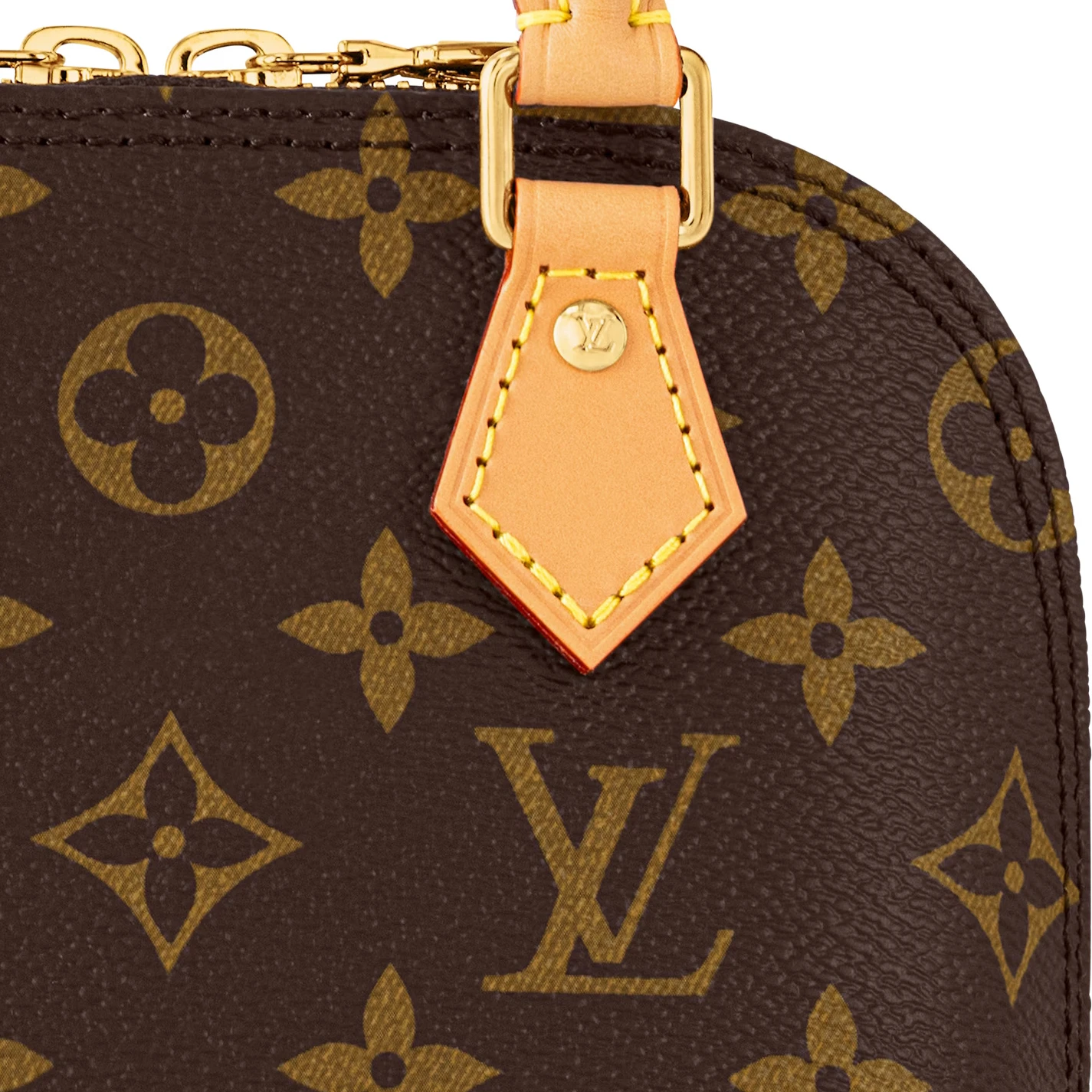 Top lv Louis Vuitton Monogram coated canvas M82717 Nano Alma