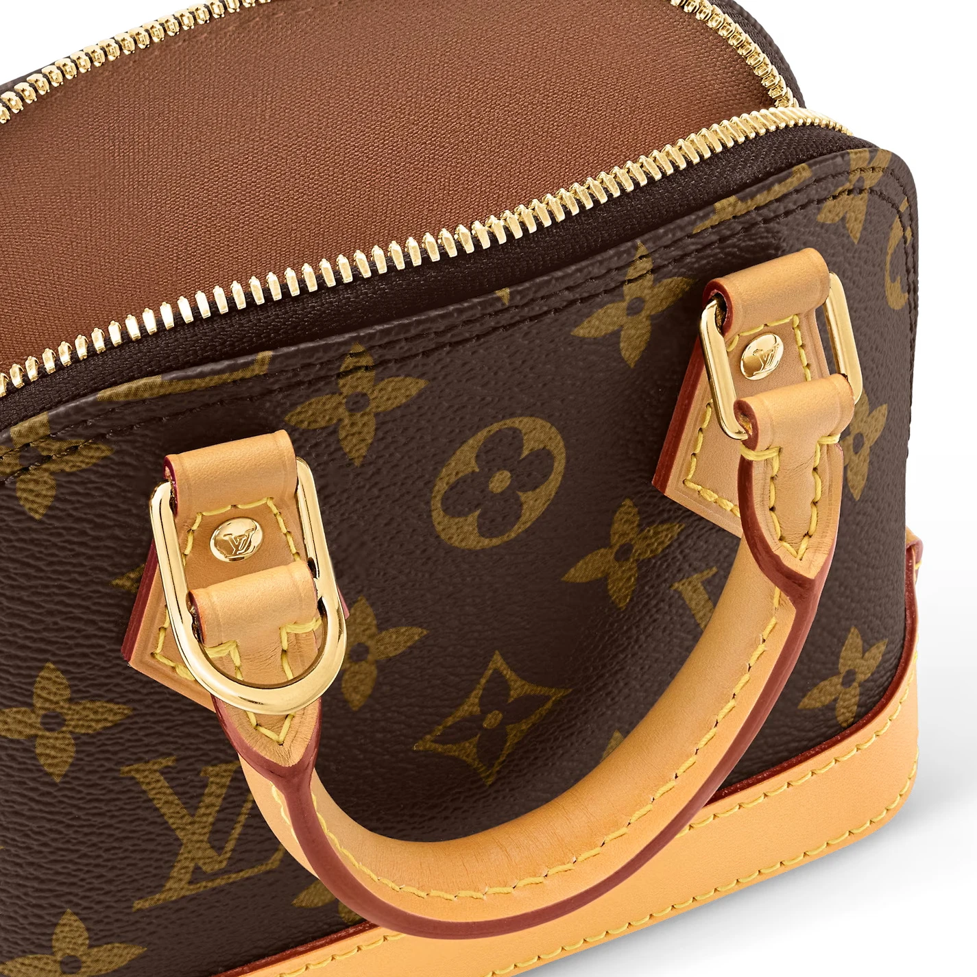 Top lv Louis Vuitton Monogram coated canvas M82717 Nano Alma