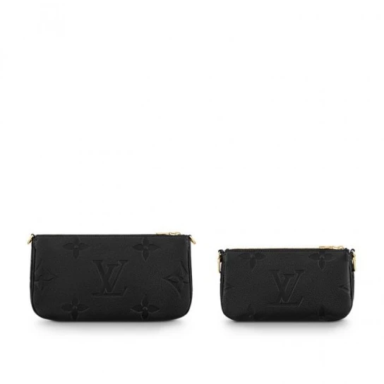 Top lv Louis Vuitton Multi Pochette Accessoires Cream M46568 Black M80399