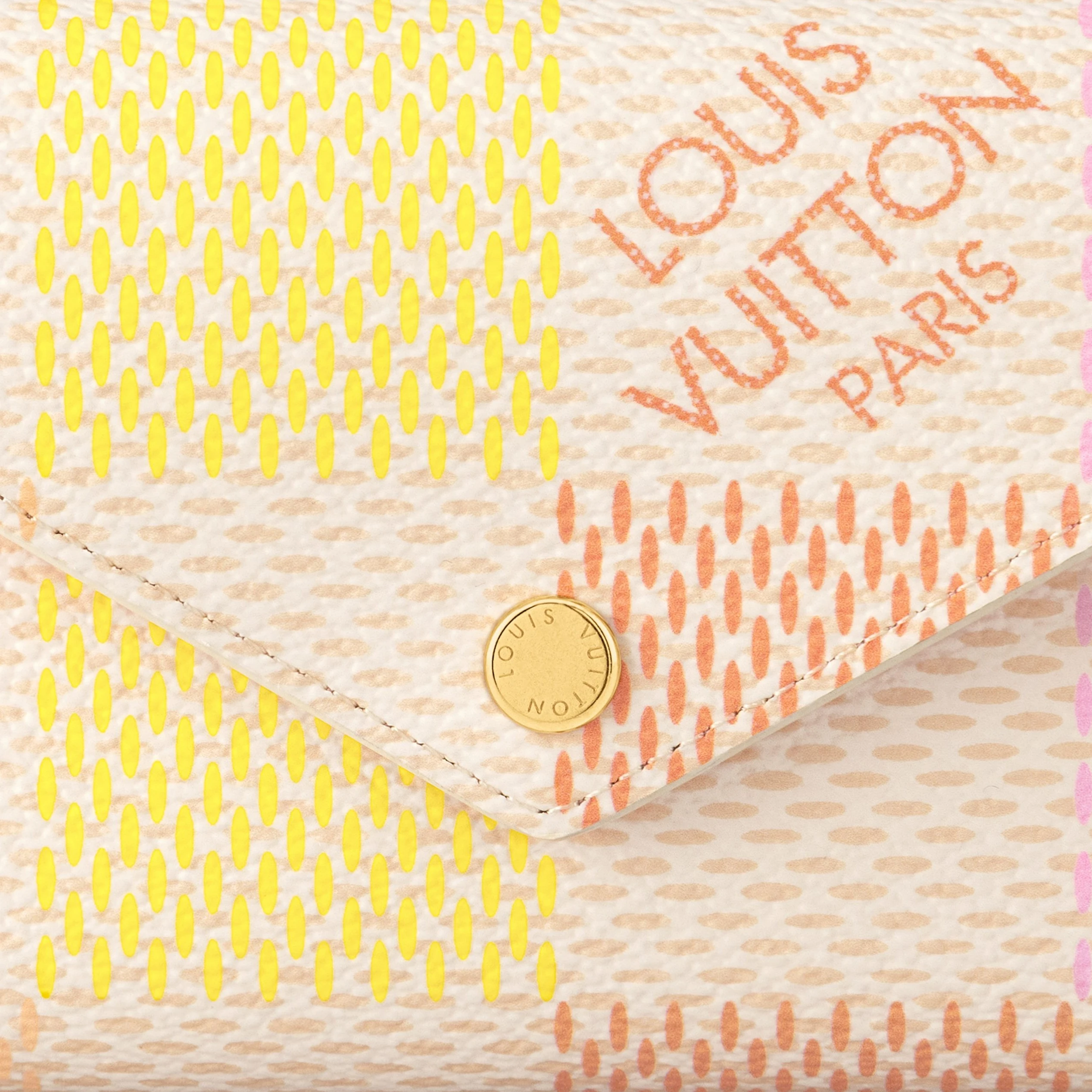 Top lv Louis Vuitton N40638 Victorine Wallet Peach Pink