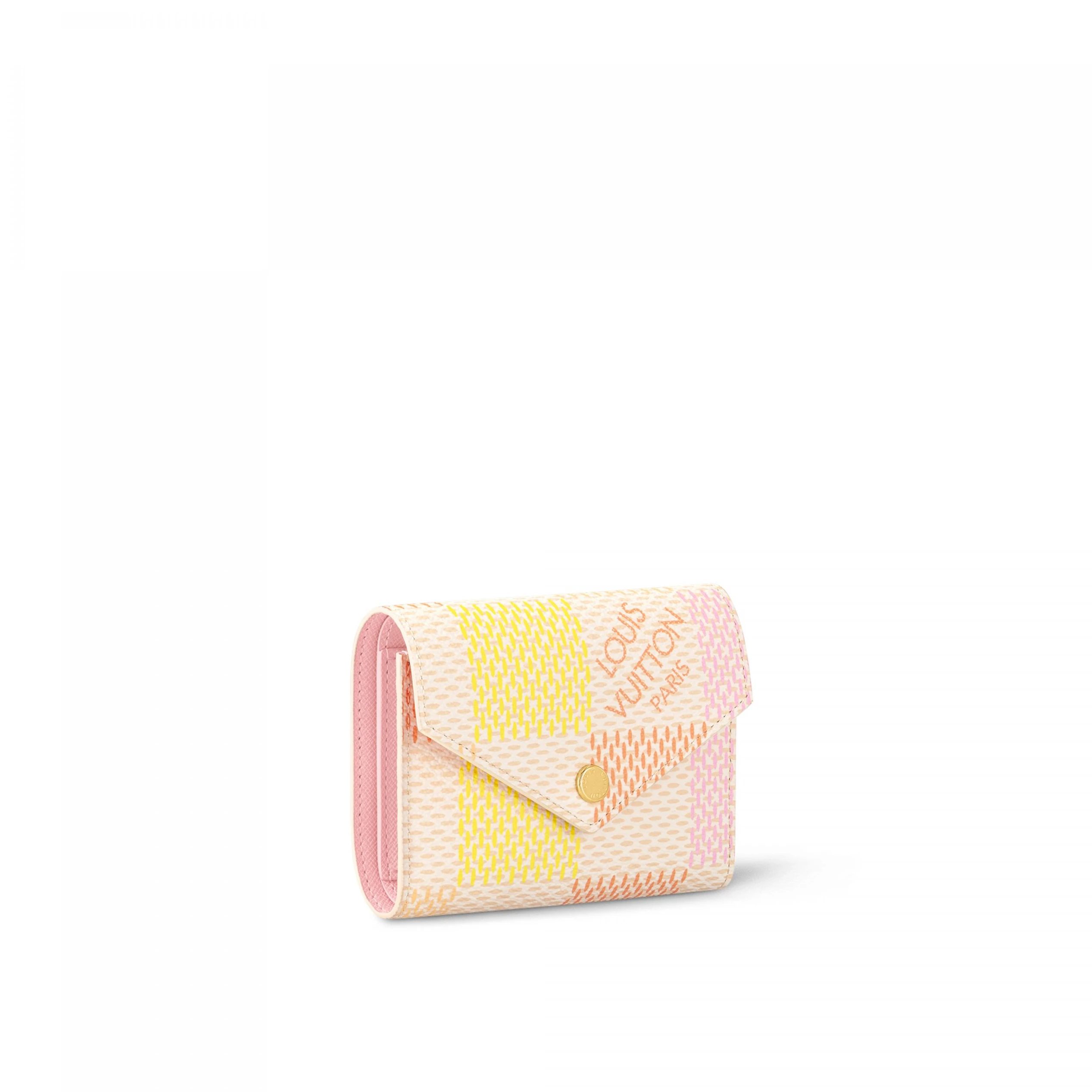 Top lv Louis Vuitton N40638 Victorine Wallet Peach Pink