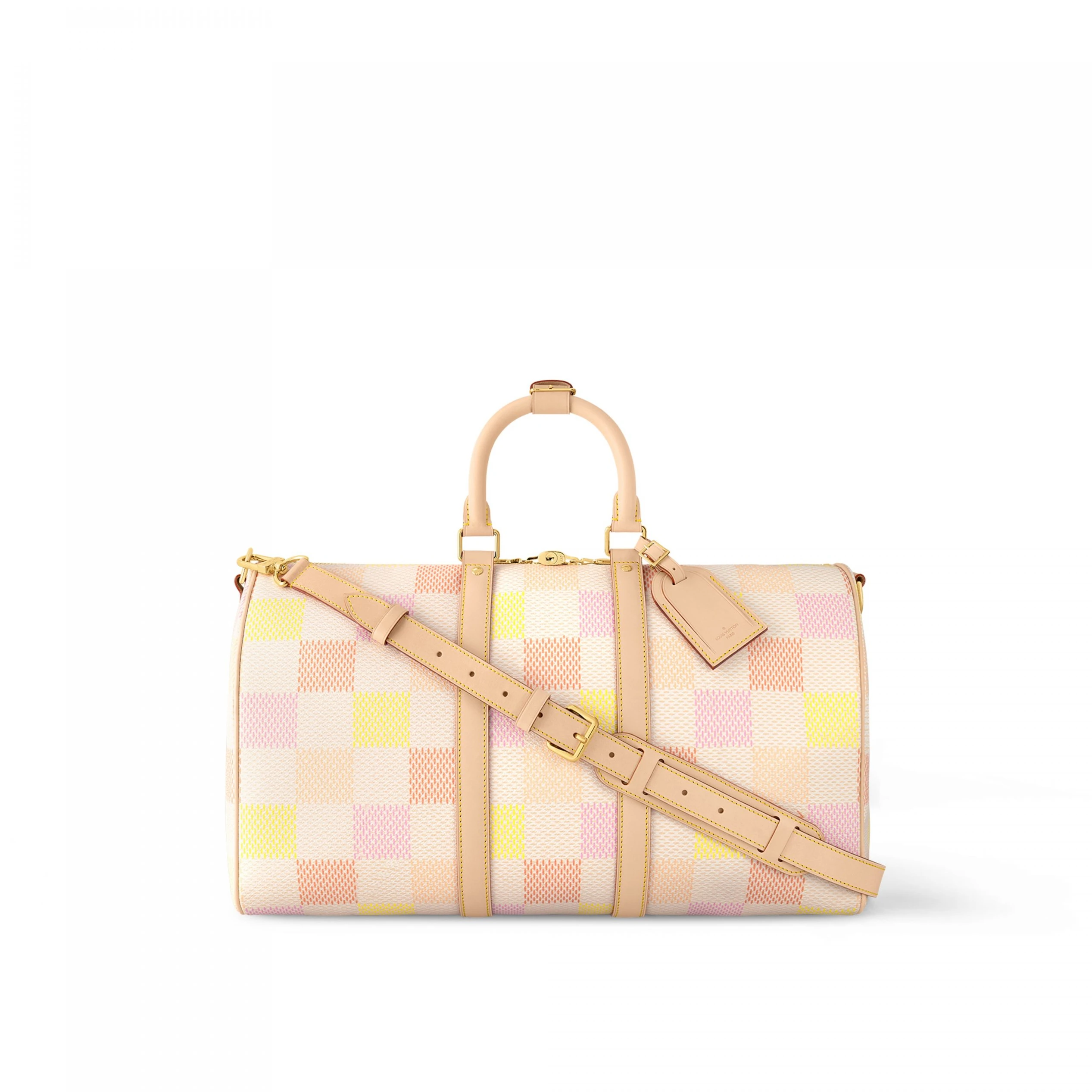 Louis Vuitton N40713 Keepall Bandoulière 45 Peach
