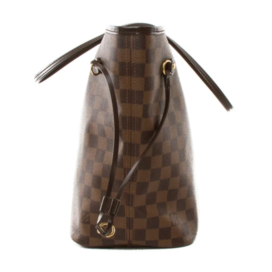 Replica bags lv Louis Vuitton N51105 Neverfull MM Shoulder Bag Damier Ebene Canvas