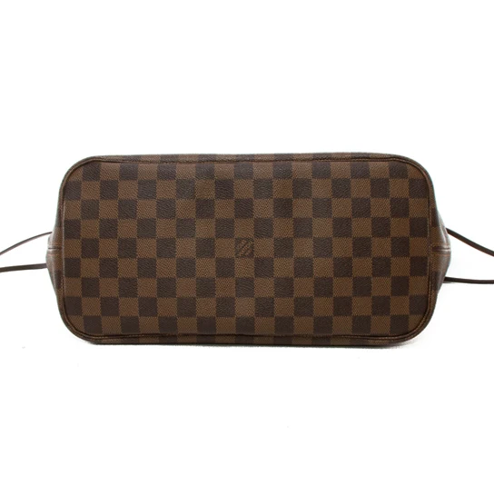 Replica bags lv Louis Vuitton N51105 Neverfull MM Shoulder Bag Damier Ebene Canvas