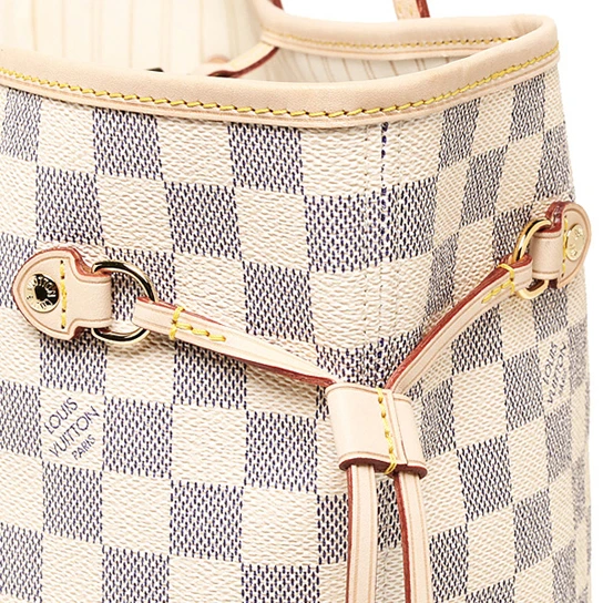 Louis vuitton locations Louis Vuitton N51108 Neverfull GM Shoulder Bag Damier Azur Canvas