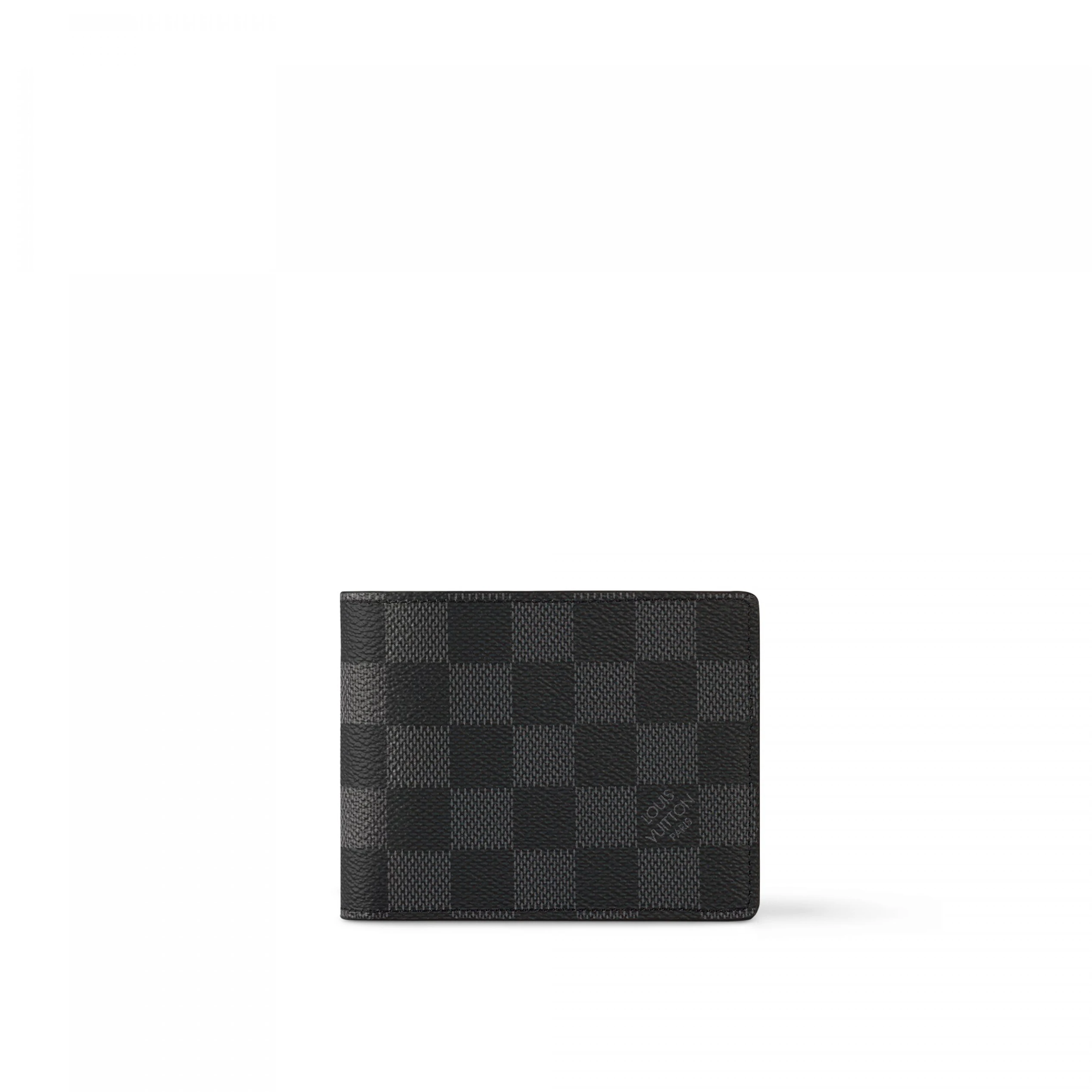 Louis Vuitton N63261 Slender Wallet Damier Graphite Canvas