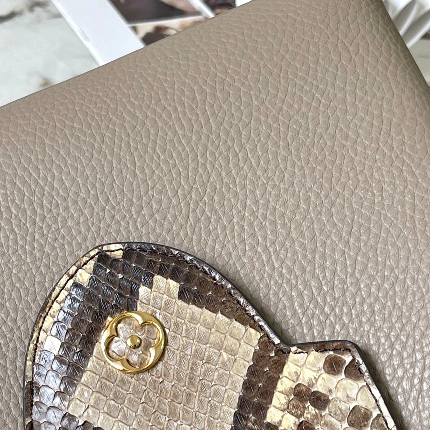 Louis vuitton locations Louis Vuitton N82068 Capucines BB Steeple Gray
