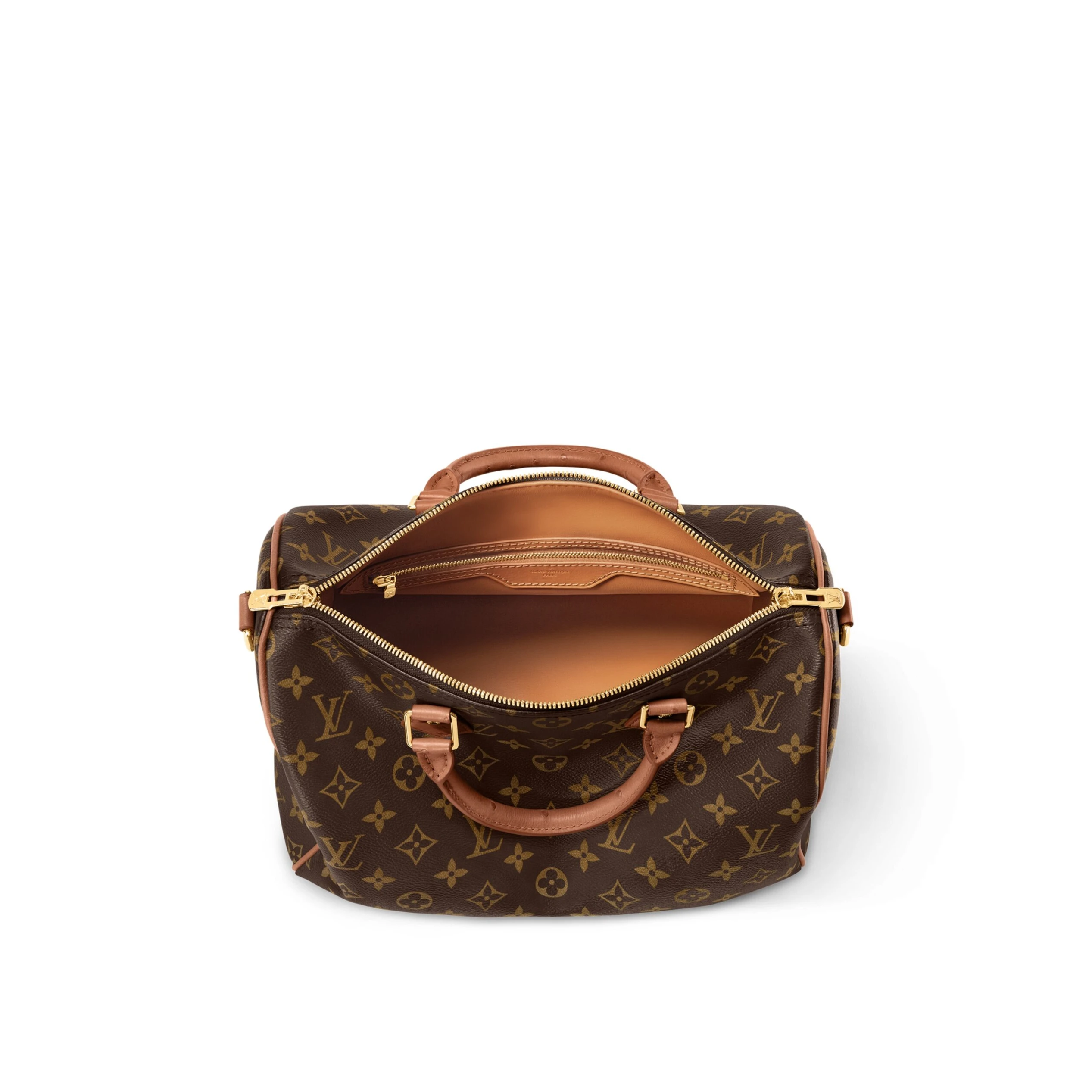 Top lv Louis Vuitton N87212 Speedy Soft 30 Boho Monogram Tan