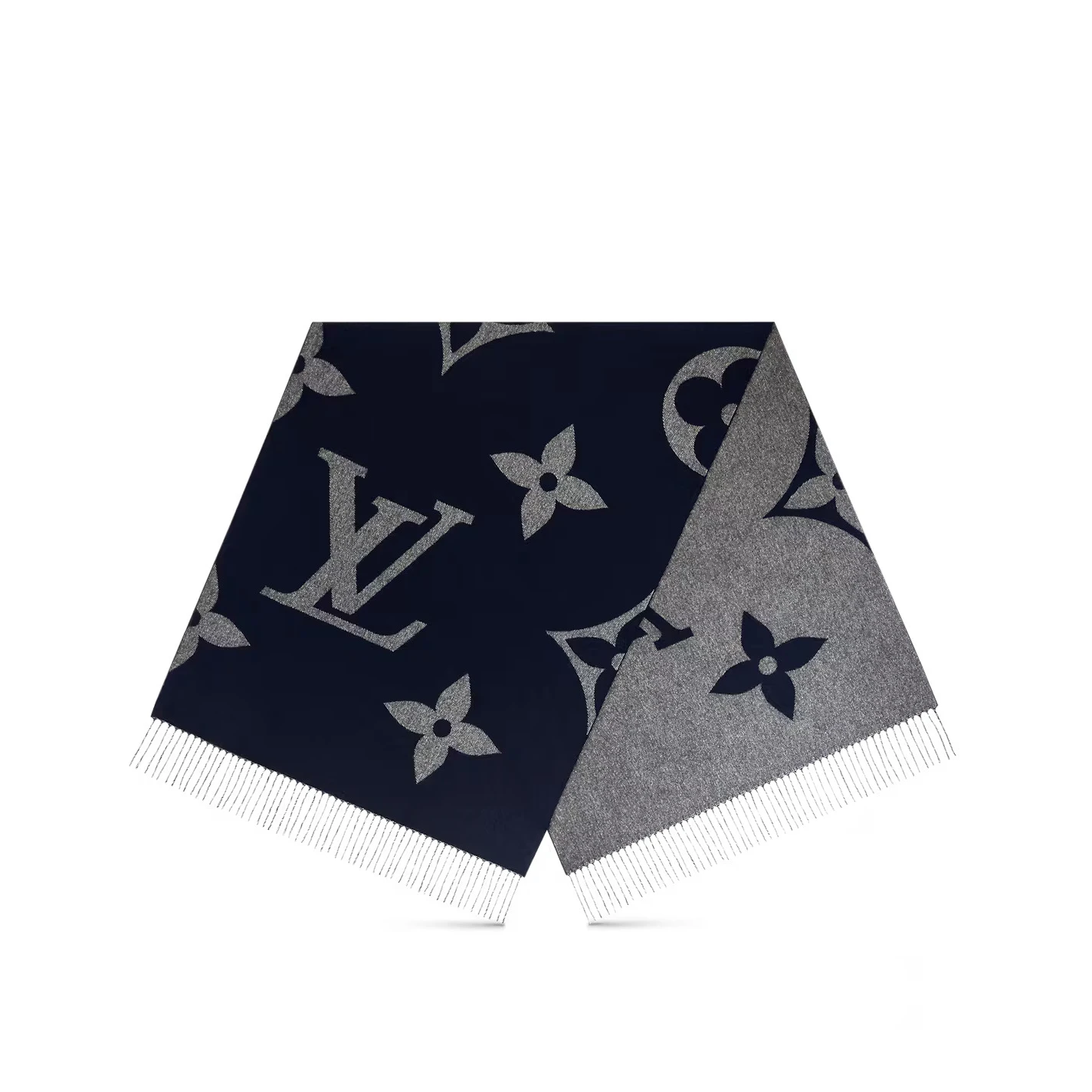 Louis Vuitton Navy M77950 MNG Giant Scarf