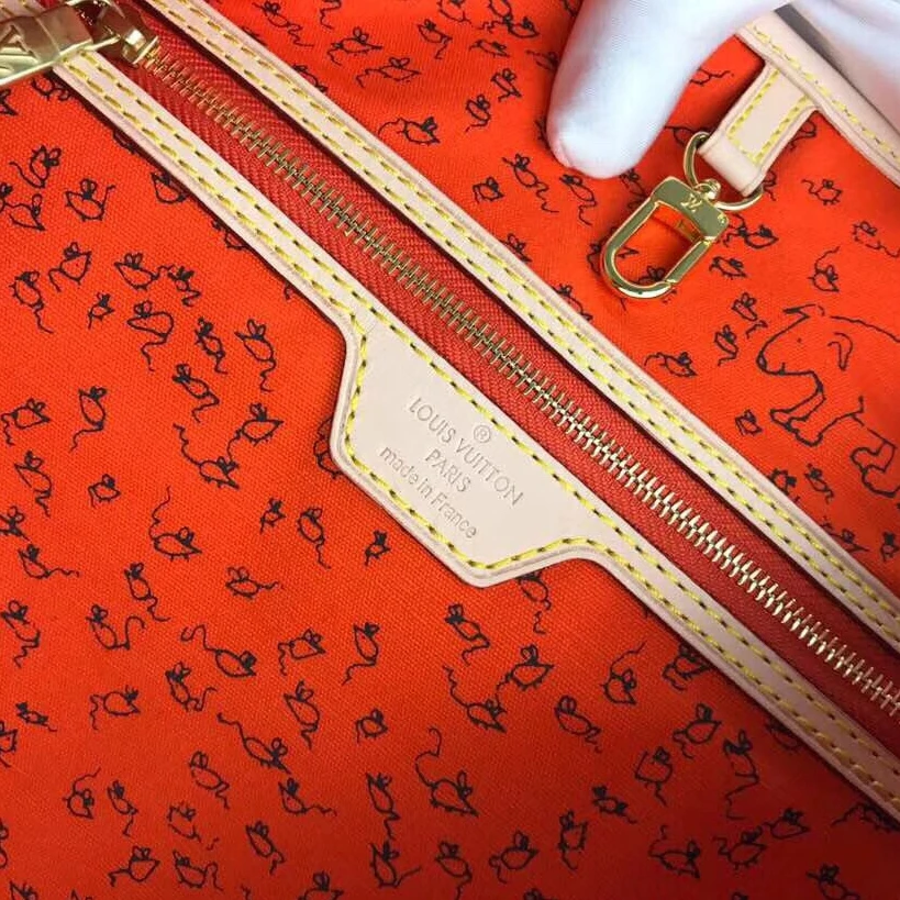 Replica bags Louis Vuitton Neverfull MM Bag Grace Coddington M44459
