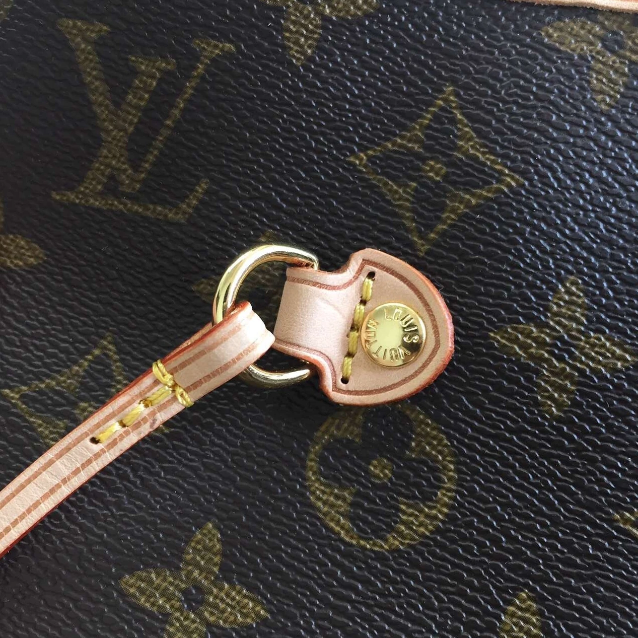 Top lv Louis Vuitton Neverfull MM Bag Monogram Canvas M40996