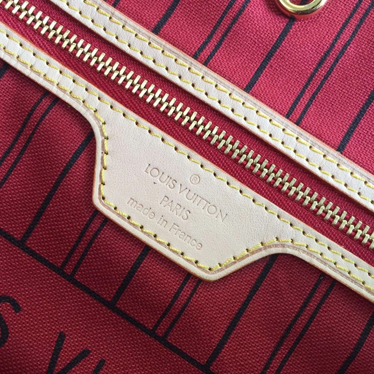 Top lv Louis Vuitton Neverfull MM Bag Monogram Canvas M40996