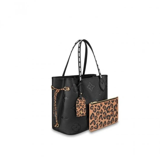 Replica bags Louis Vuitton Neverfull MM Black M45856