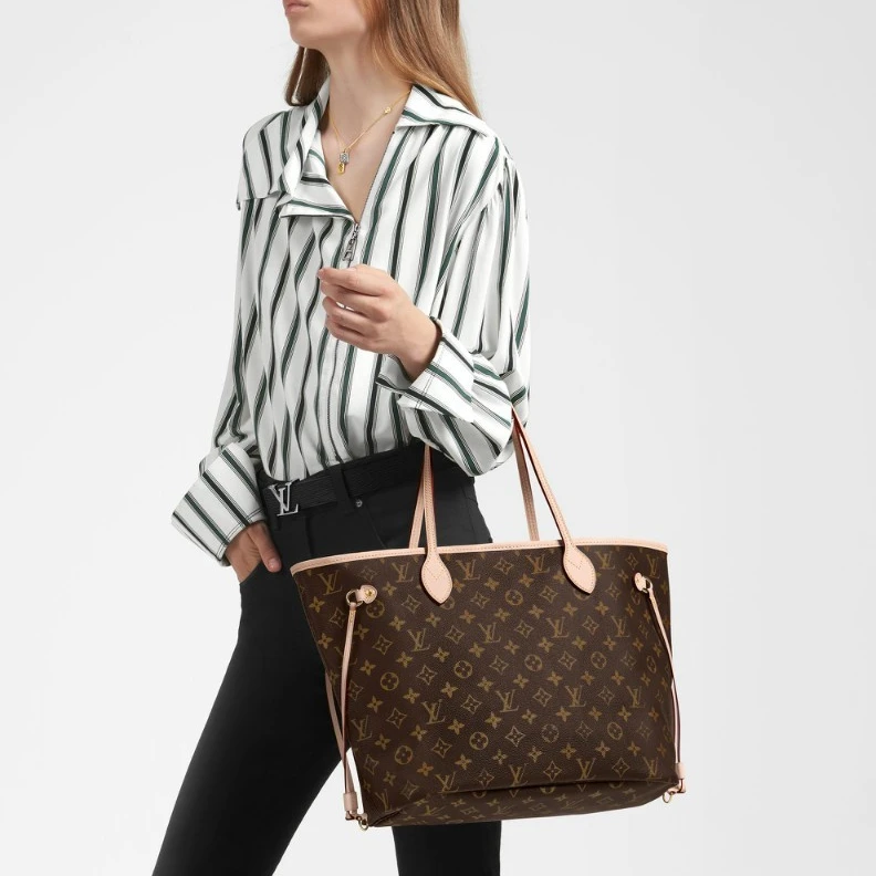 Top lv Louis Vuitton Neverfull MM M40995 Monogram