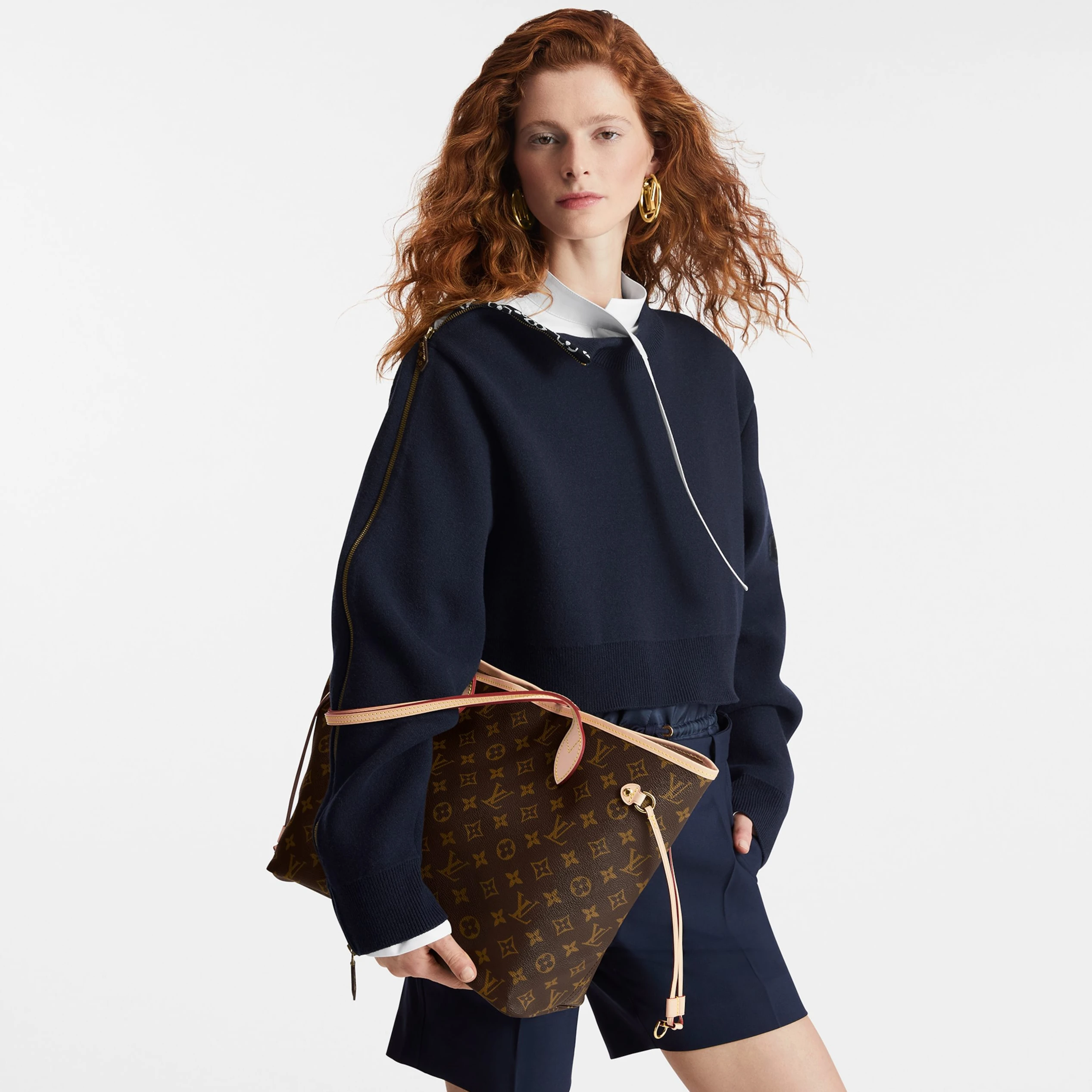 Top lv Louis Vuitton Neverfull MM M40995 Monogram