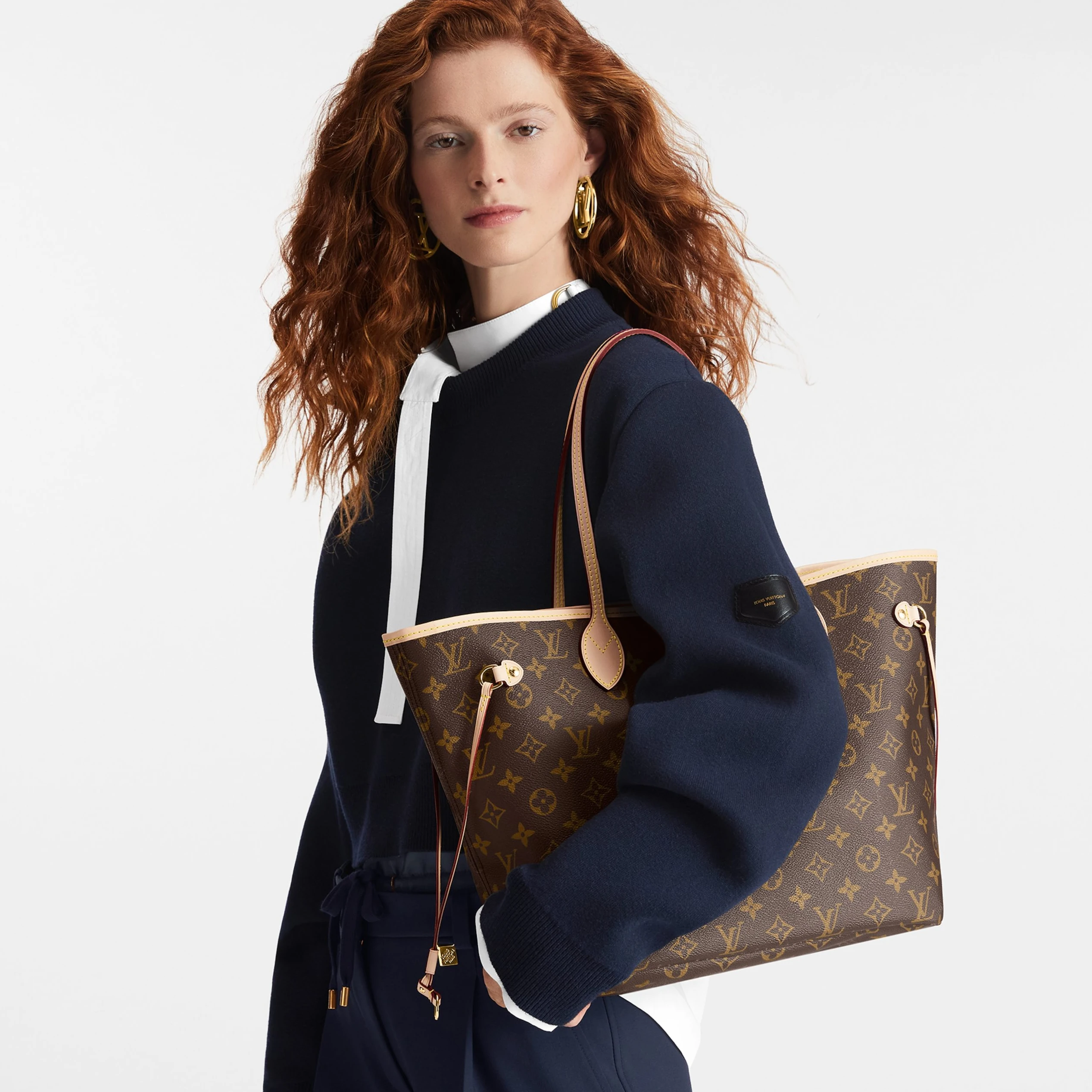 Top lv Louis Vuitton Neverfull MM M40995 Monogram