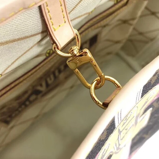 Top lv Louis Vuitton Neverfull MM Summer Trunk Monogram M41390