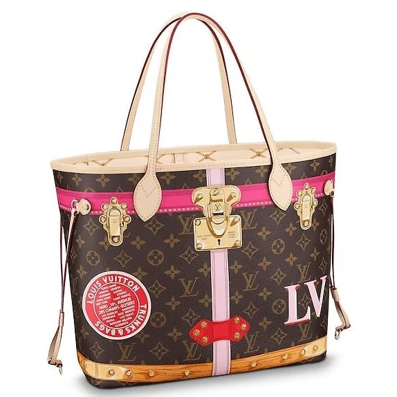 Louis Vuitton Neverfull MM Summer Trunk Monogram M41390