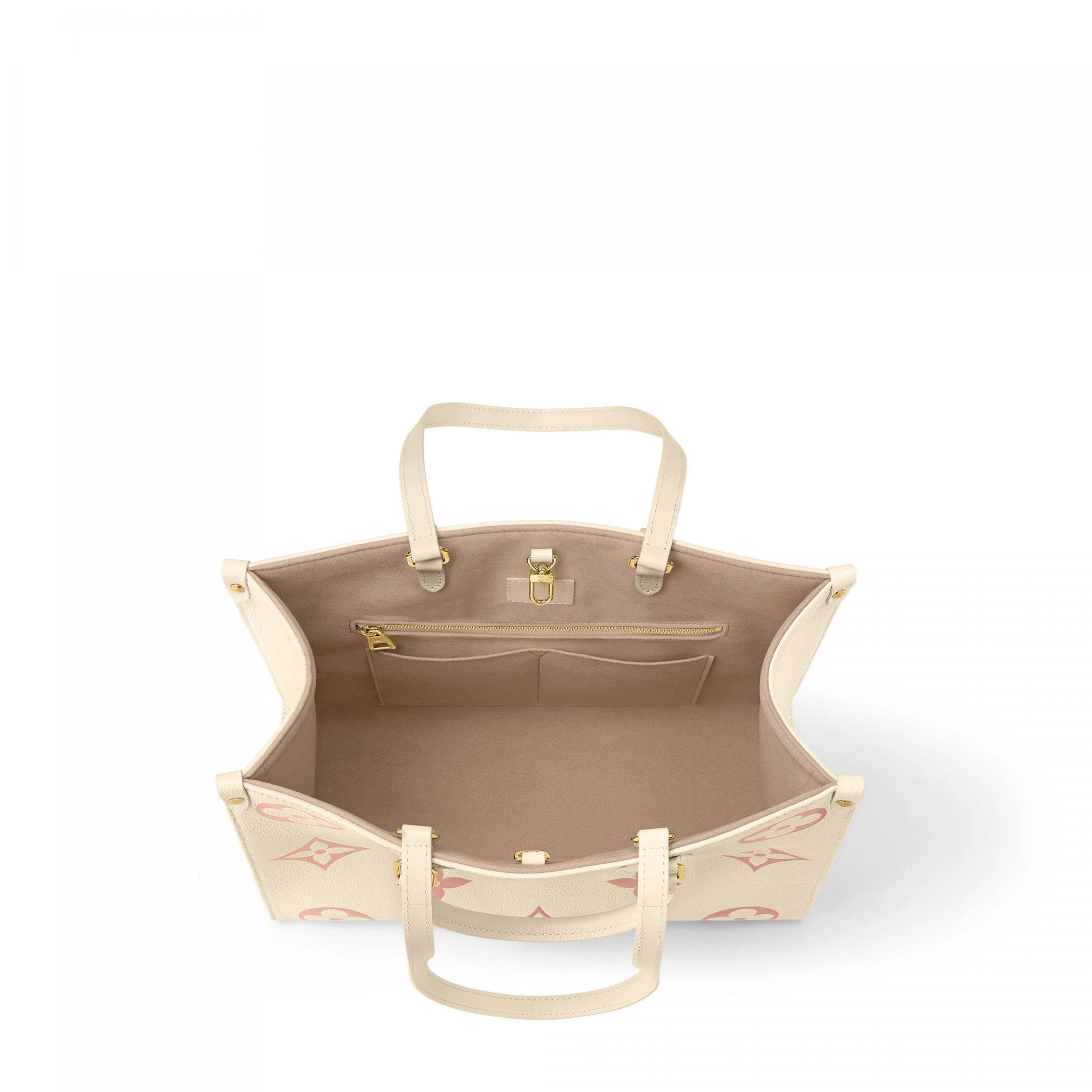 Replica bags Louis Vuitton OnTheGo MM M21575 Crème Rose Trianon