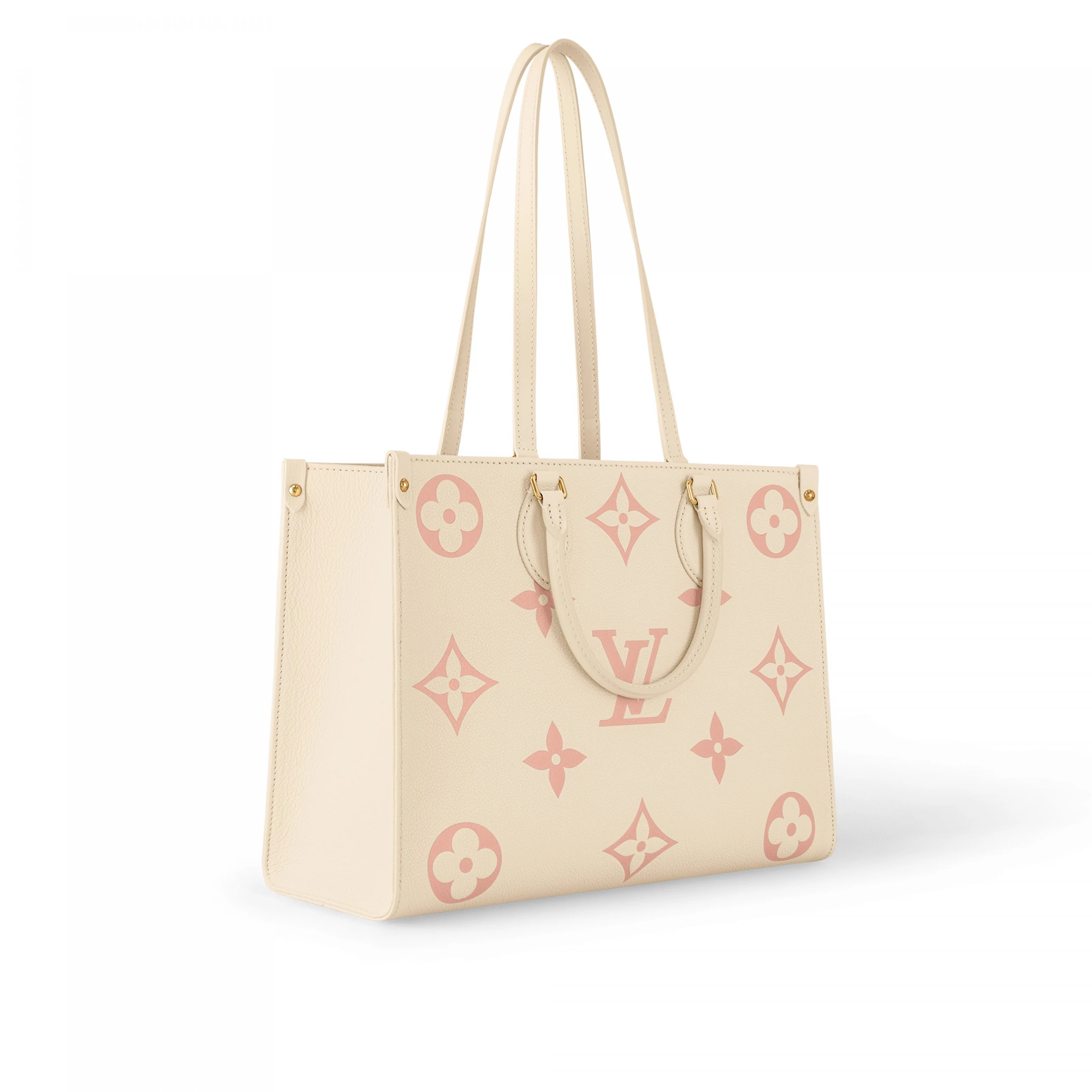 Replica bags Louis Vuitton OnTheGo MM M21575 Crème Rose Trianon