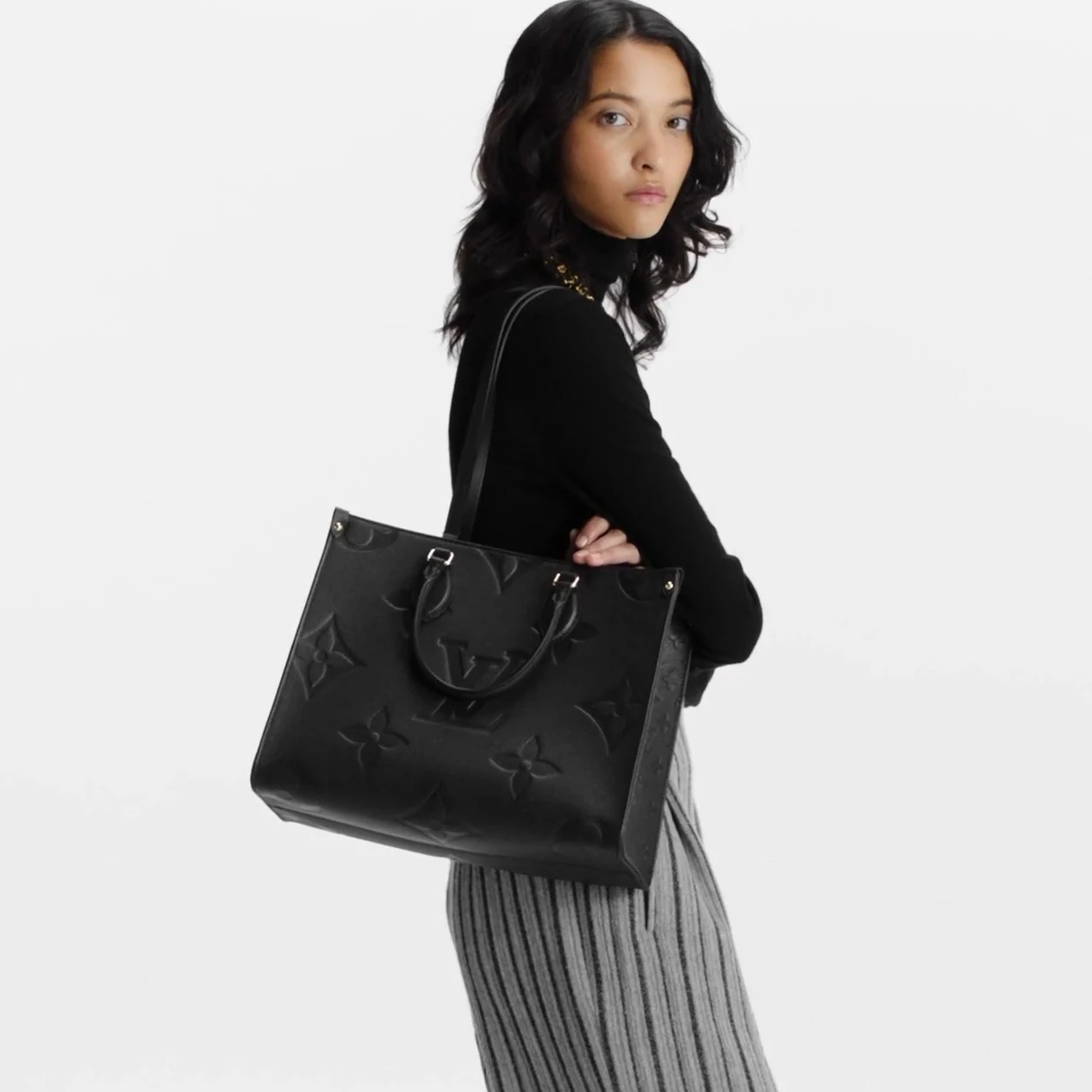 Replica bag Louis Vuitton OnTheGo MM M45595 Black