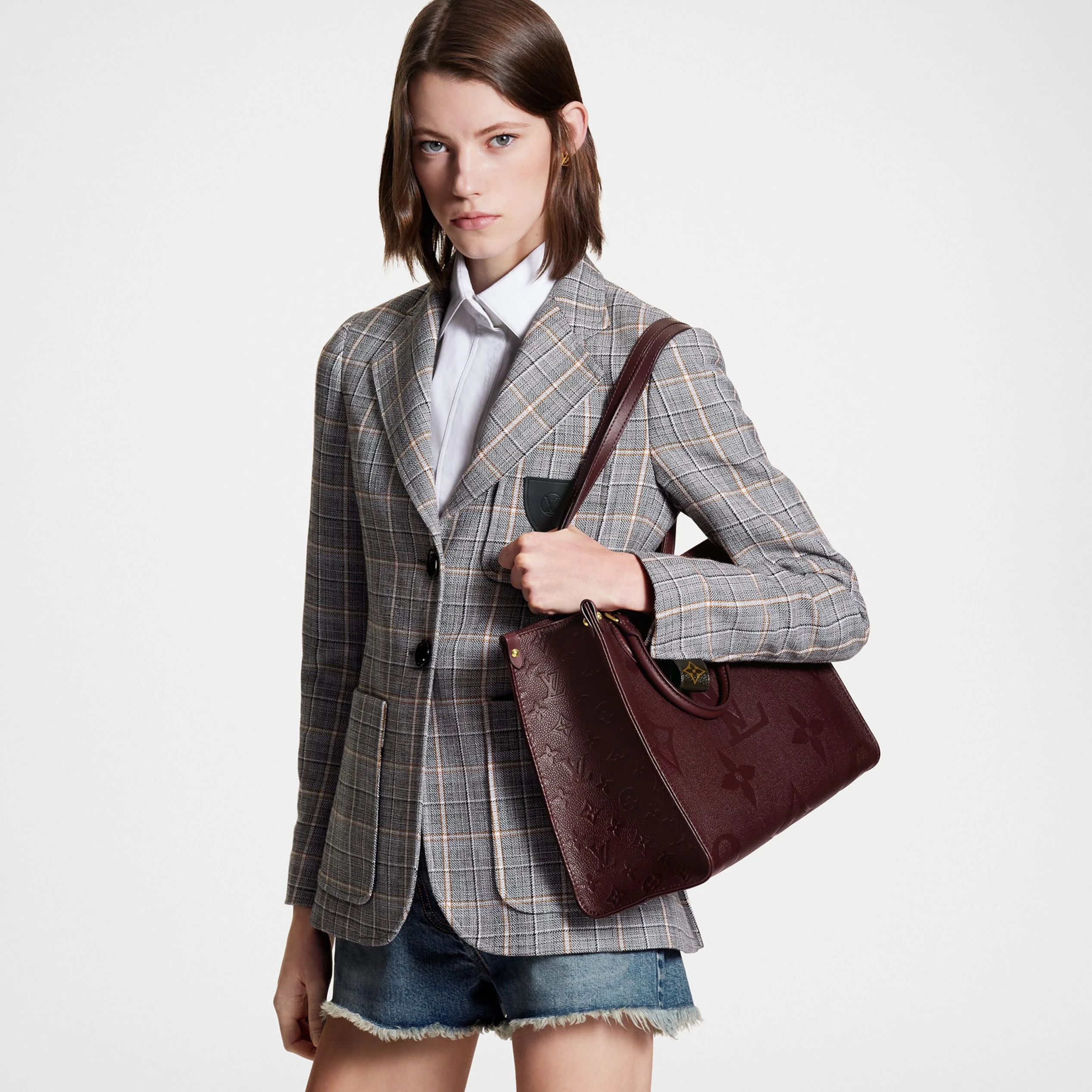 Replica bags Louis Vuitton OnTheGo MM M46601 Wine Red