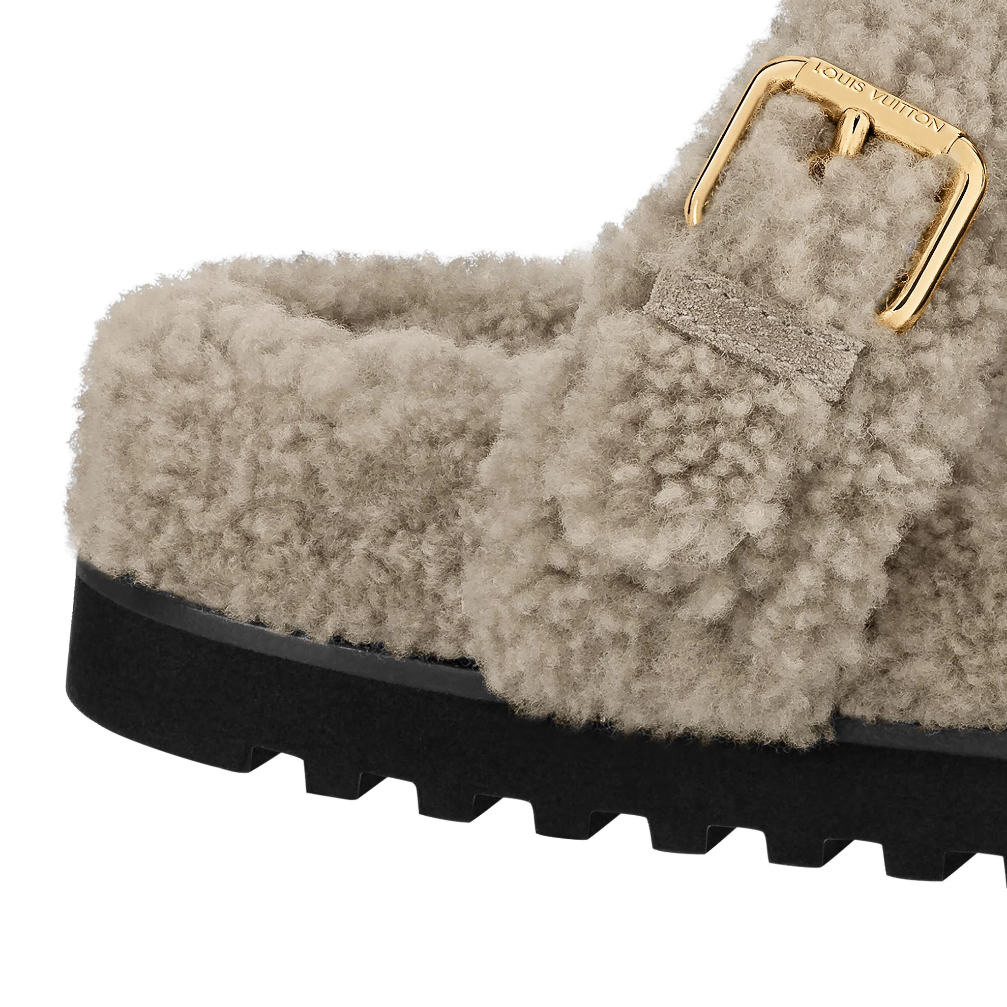 Top lv Louis Vuitton Paseo Flat Comfort Mules Nude 1AACSC