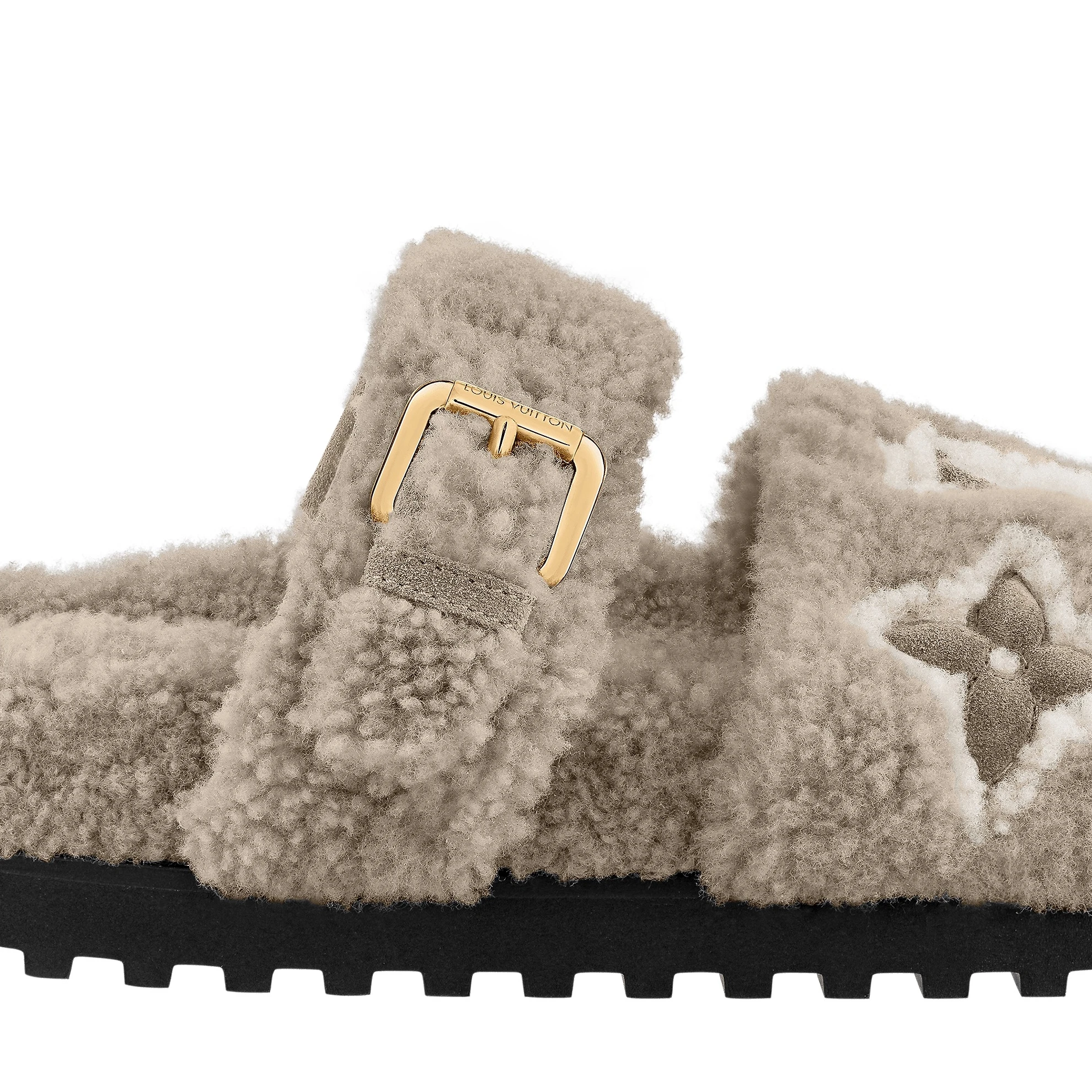 Top lv Louis Vuitton Paseo Flat Comfort Mules Nude 1AACSC