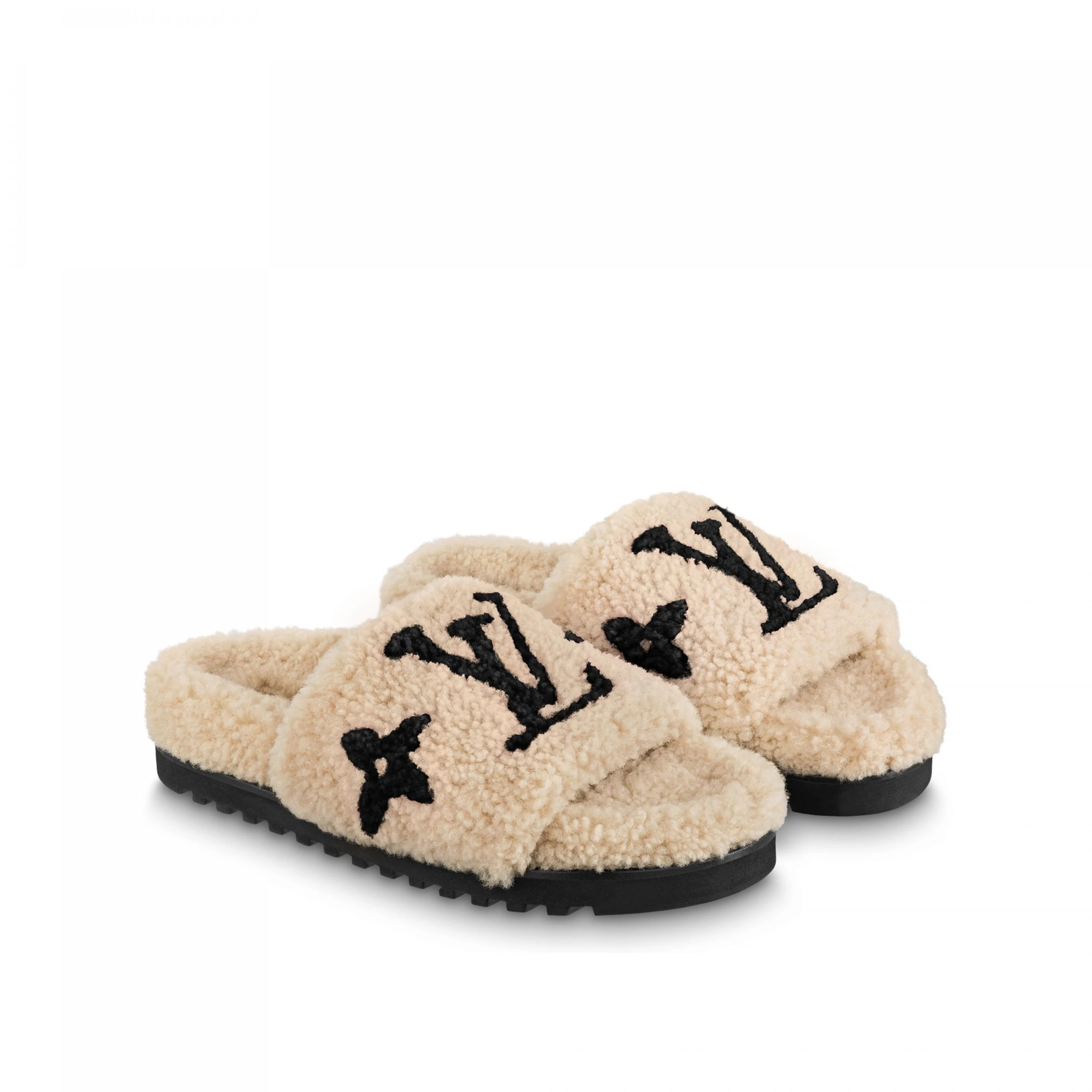 Mythick Louis Vuitton Paseo Flat Mule Ecru 1ABWD9