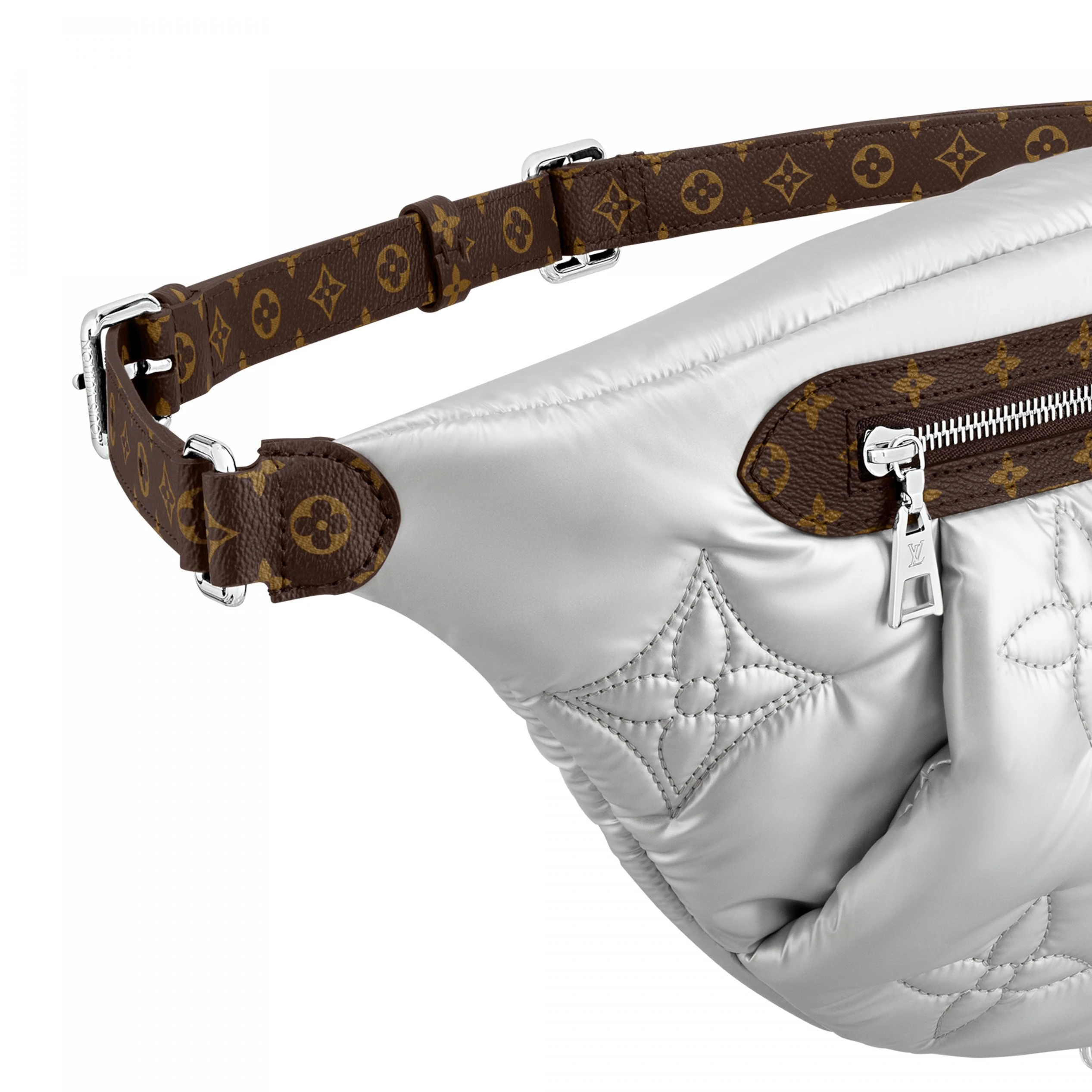 Top lv Louis Vuitton Pillow Maxi Bumbag M20971 Silver