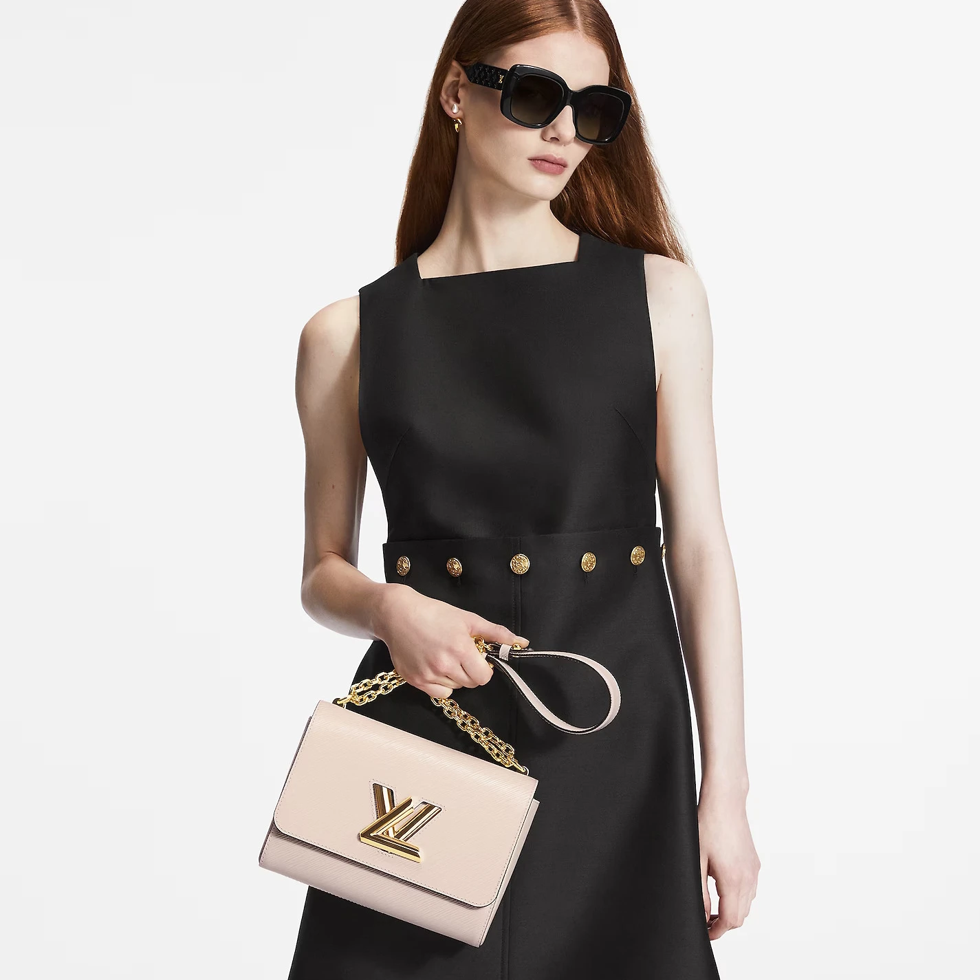 Replica bag Louis Vuitton Quartz White M21116 Twist MM