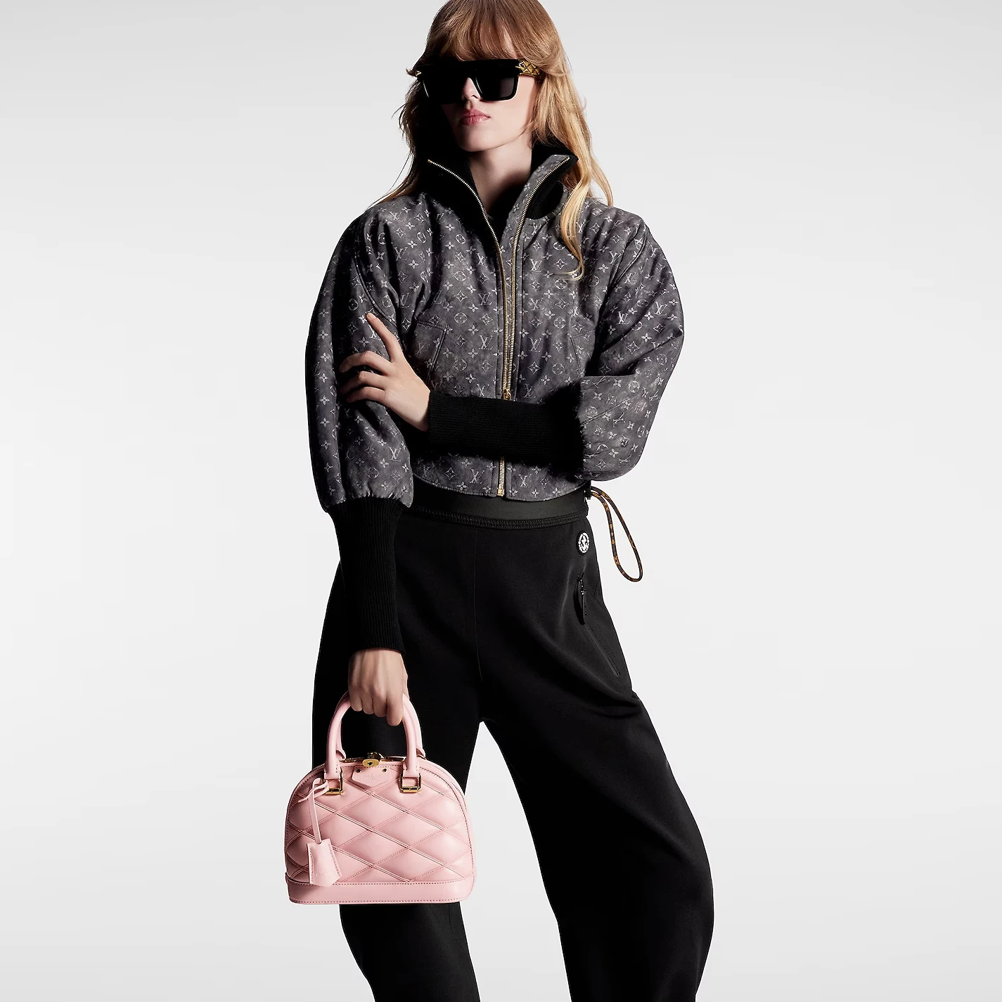 Replica bags Louis Vuitton Rosabella Pink M24453 Alma BB