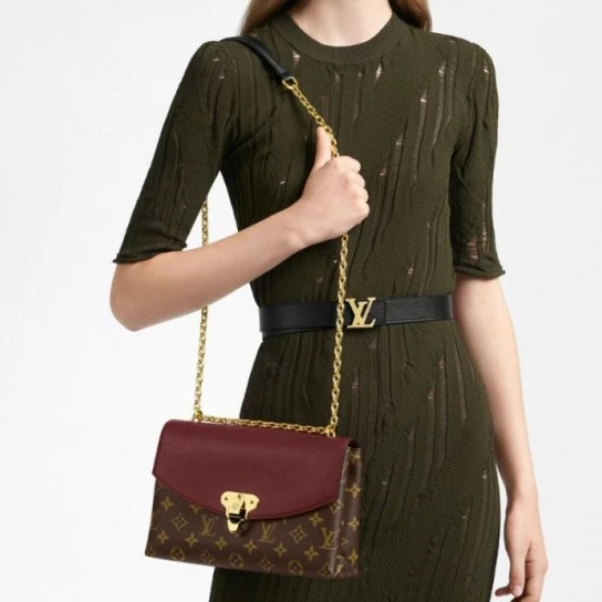 Mythick ru Louis Vuitton Saint Placide Black M43714 Cherry M43713 Burgundy M43715