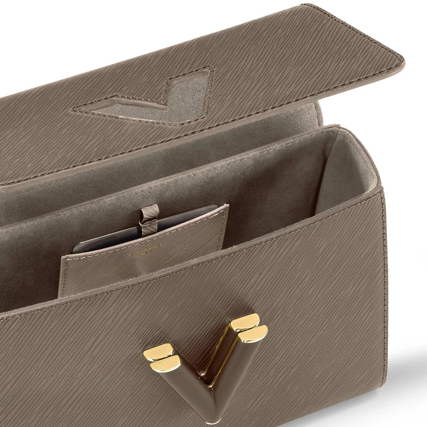 Lv belts replica Louis Vuitton Smokey Brown M58772 Twist MM