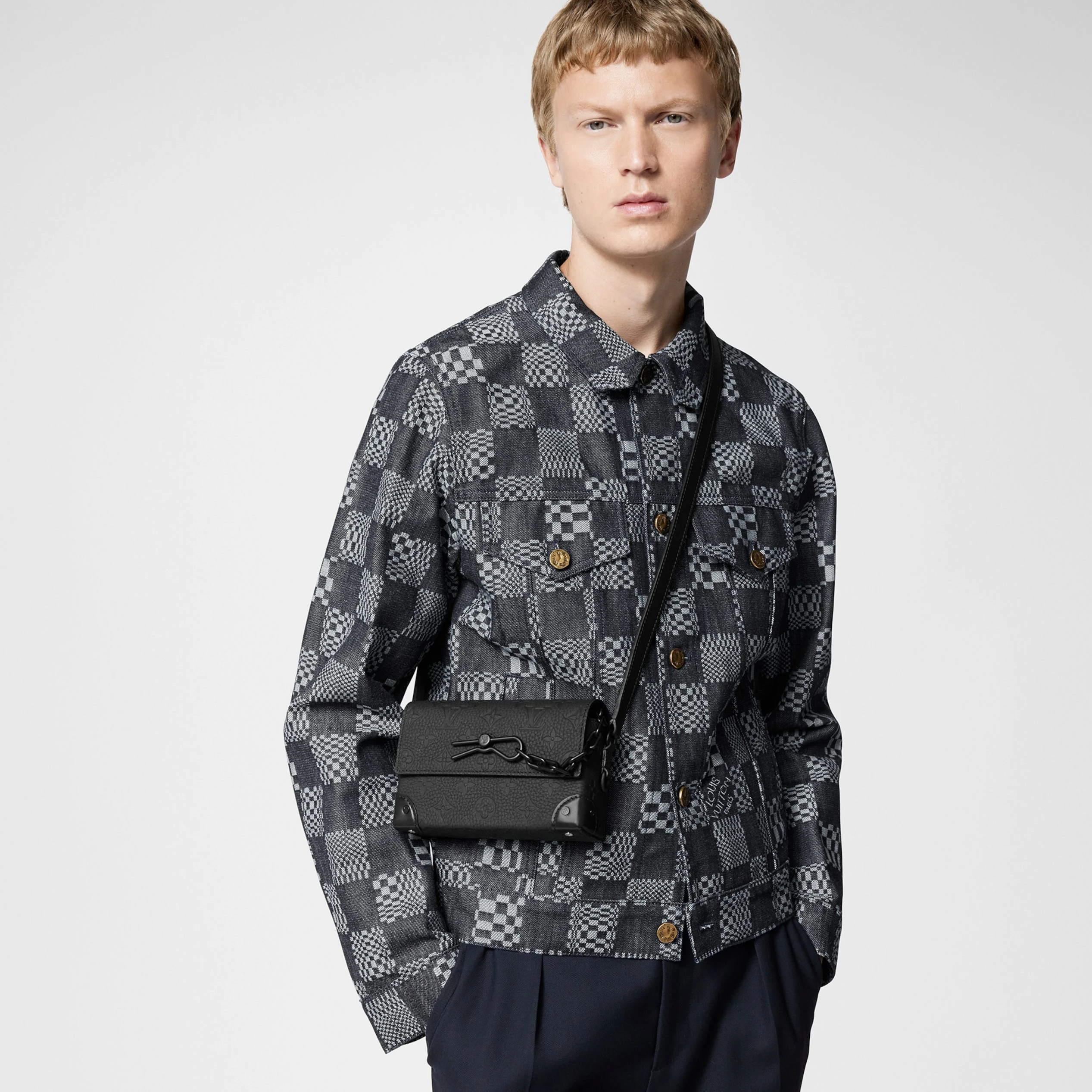 Replica bags lv Louis Vuitton Steamer Wearable Wallet M81746 Black