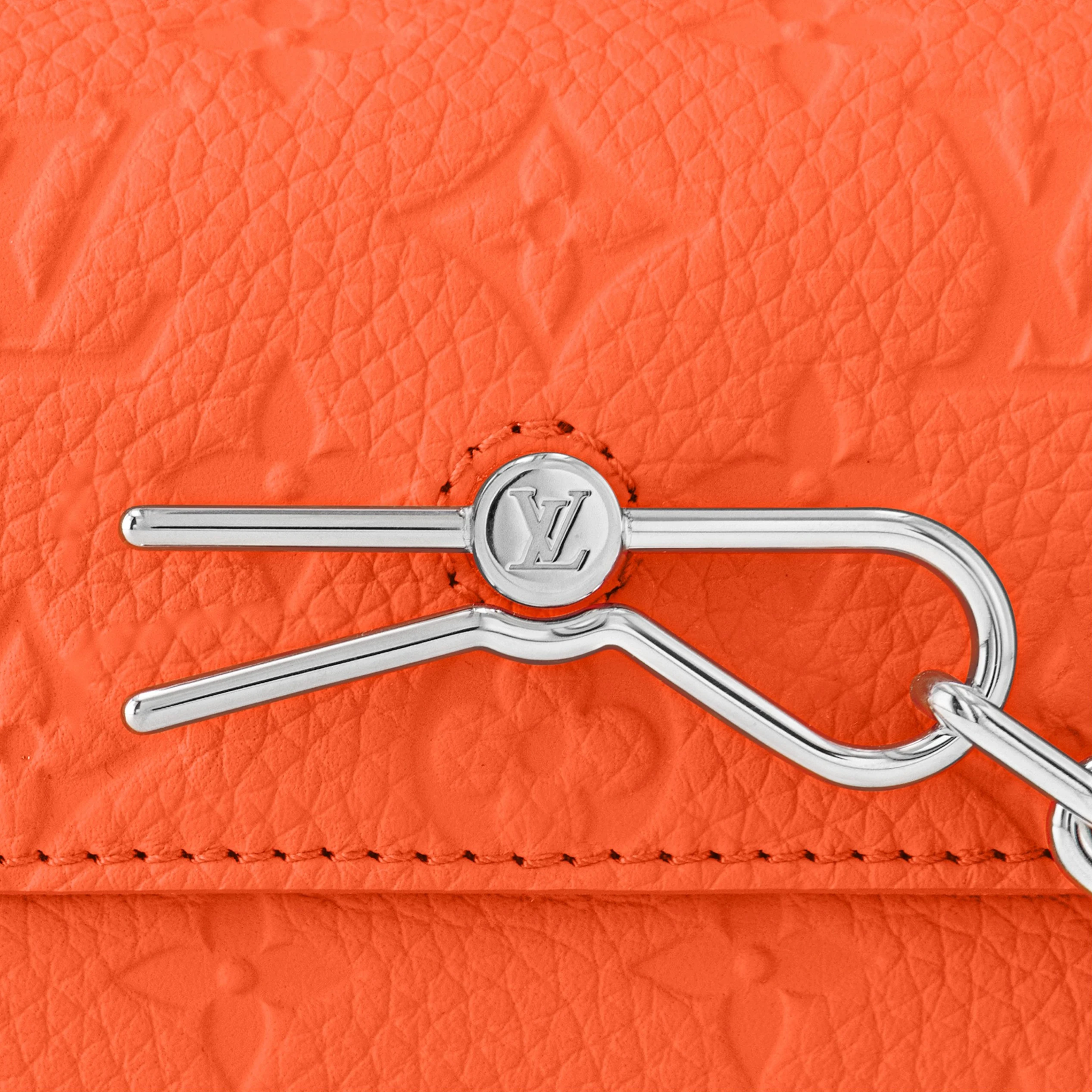 Top lv Louis Vuitton Steamer Wearable Wallet M82916 Orange