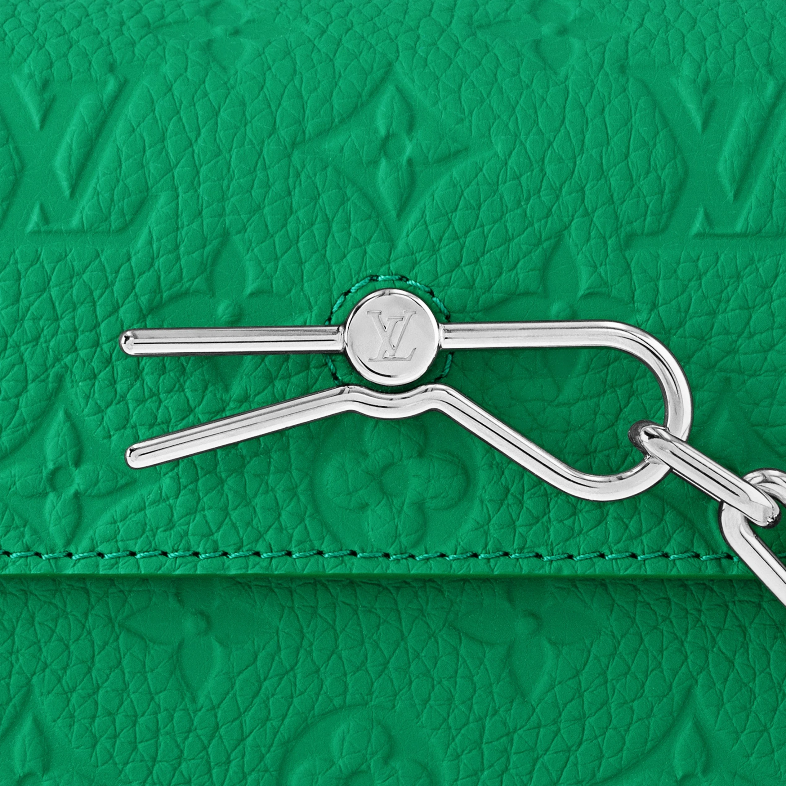 Lv belts replica Louis Vuitton Steamer Wearable Wallet M82918 Green