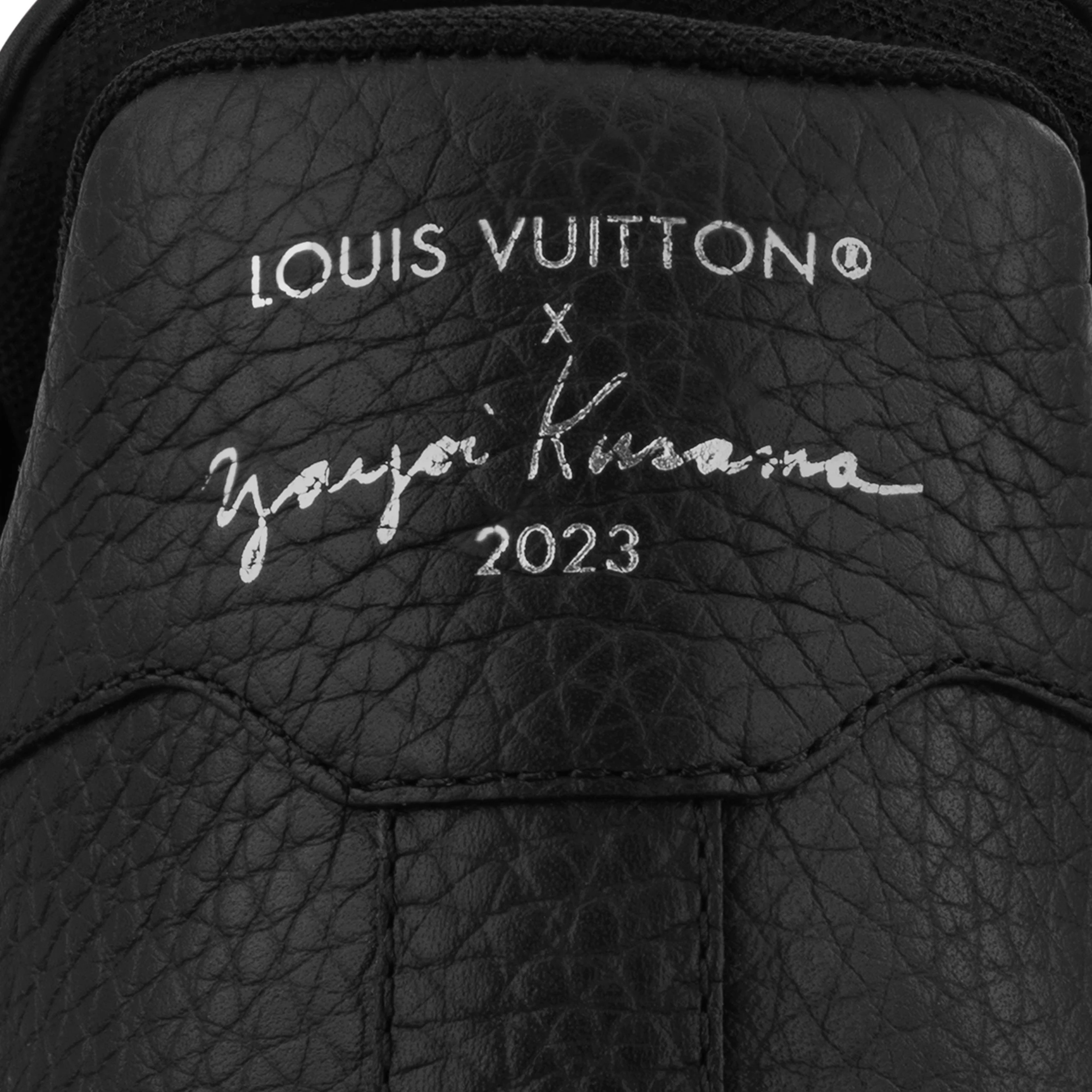Replica bags Louis Vuitton Trainer Sneaker LV x YK Black 1ABD2W