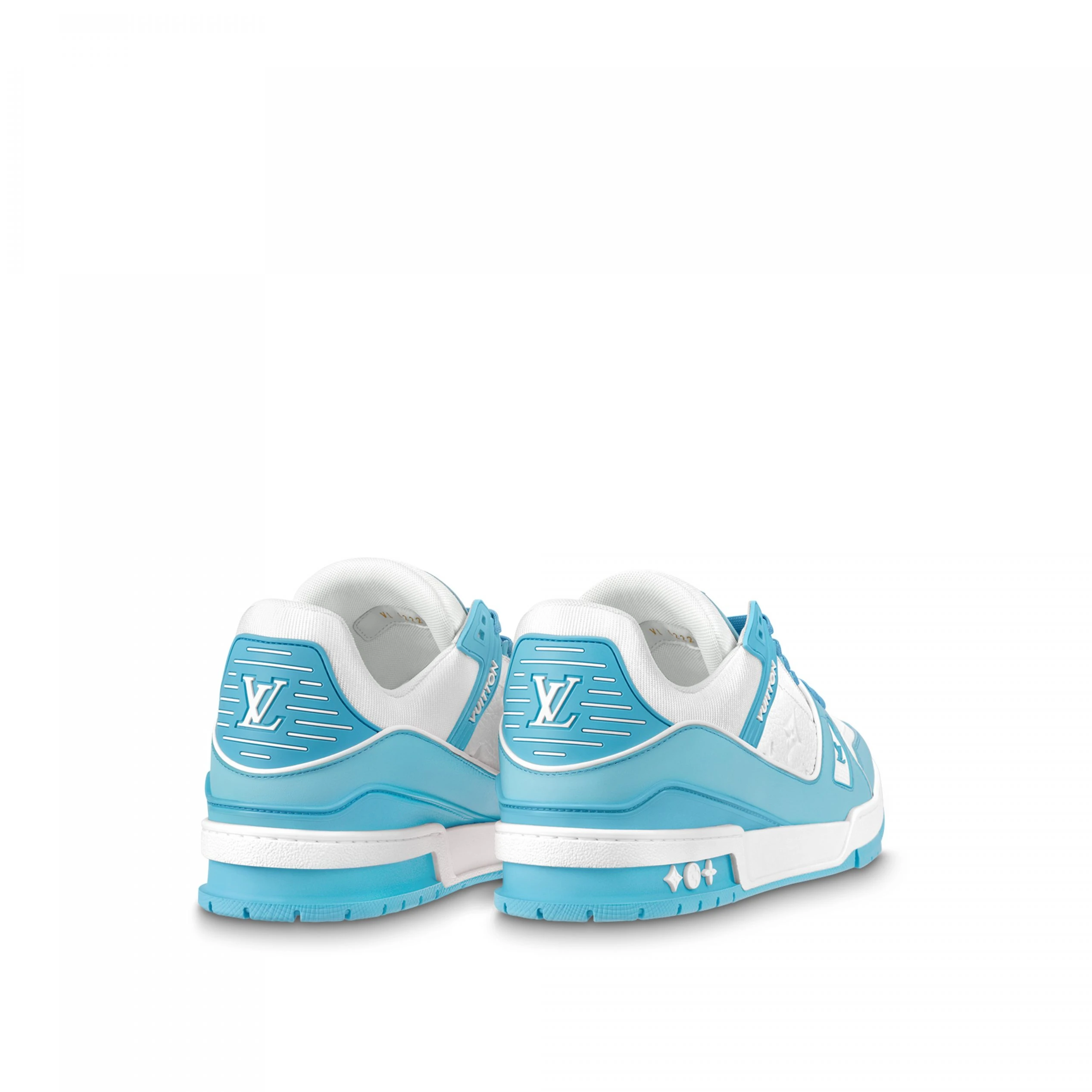 Top lv Louis Vuitton Trainer Sneaker Sky Blue 1ABOFM